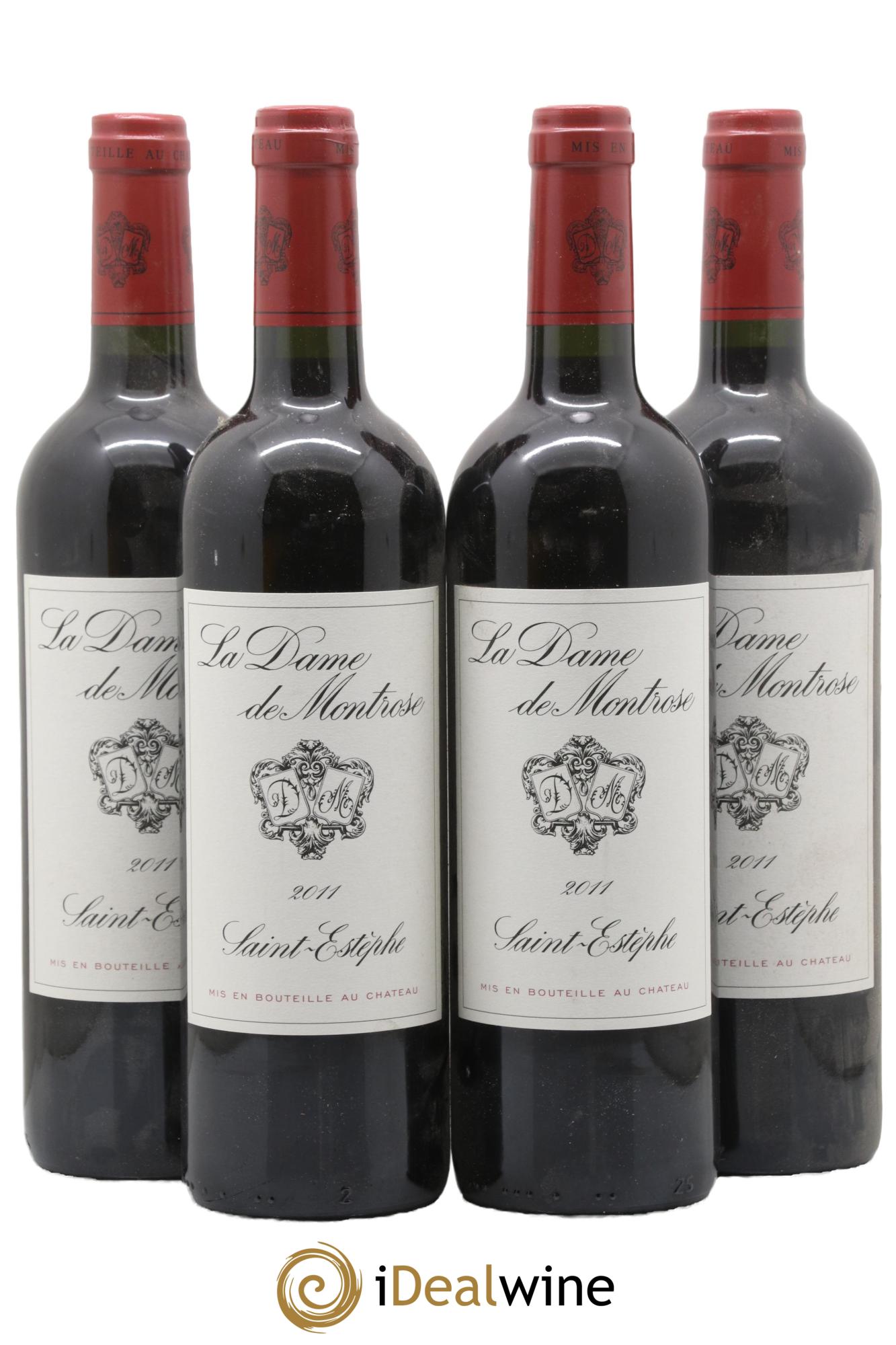 La Dame de Montrose Second Vin 2011 - Lotto di 4 bottiglie - 0