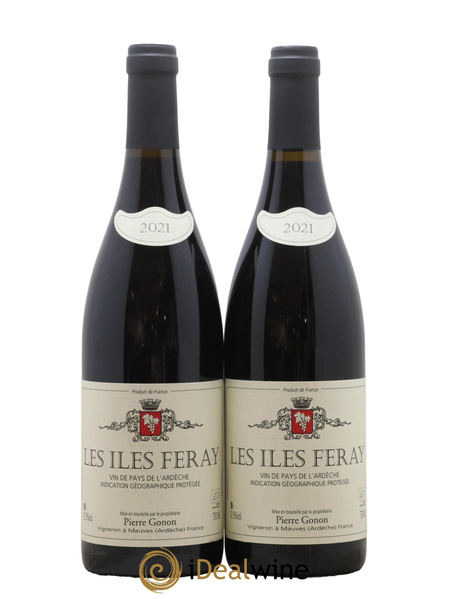Ardèche Les Iles Feray Gonon (Domaine) 2021 - Lot de 2 bouteilles - 0