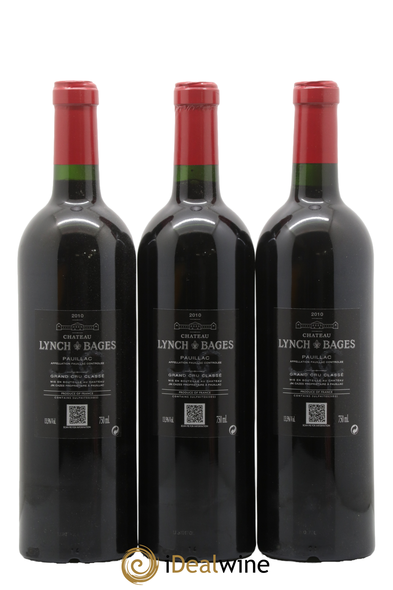 Château Lynch Bages 5ème Grand Cru Classé 2010 - Posten von 6 Flaschen - 2
