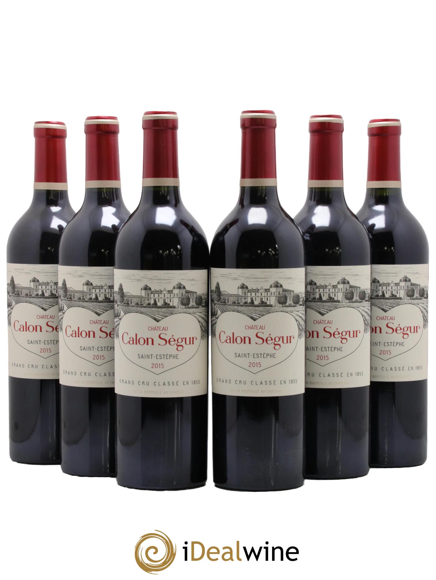 Château Calon Ségur 3ème Grand Cru Classé 2015 - Posten von 6 Flaschen - 0