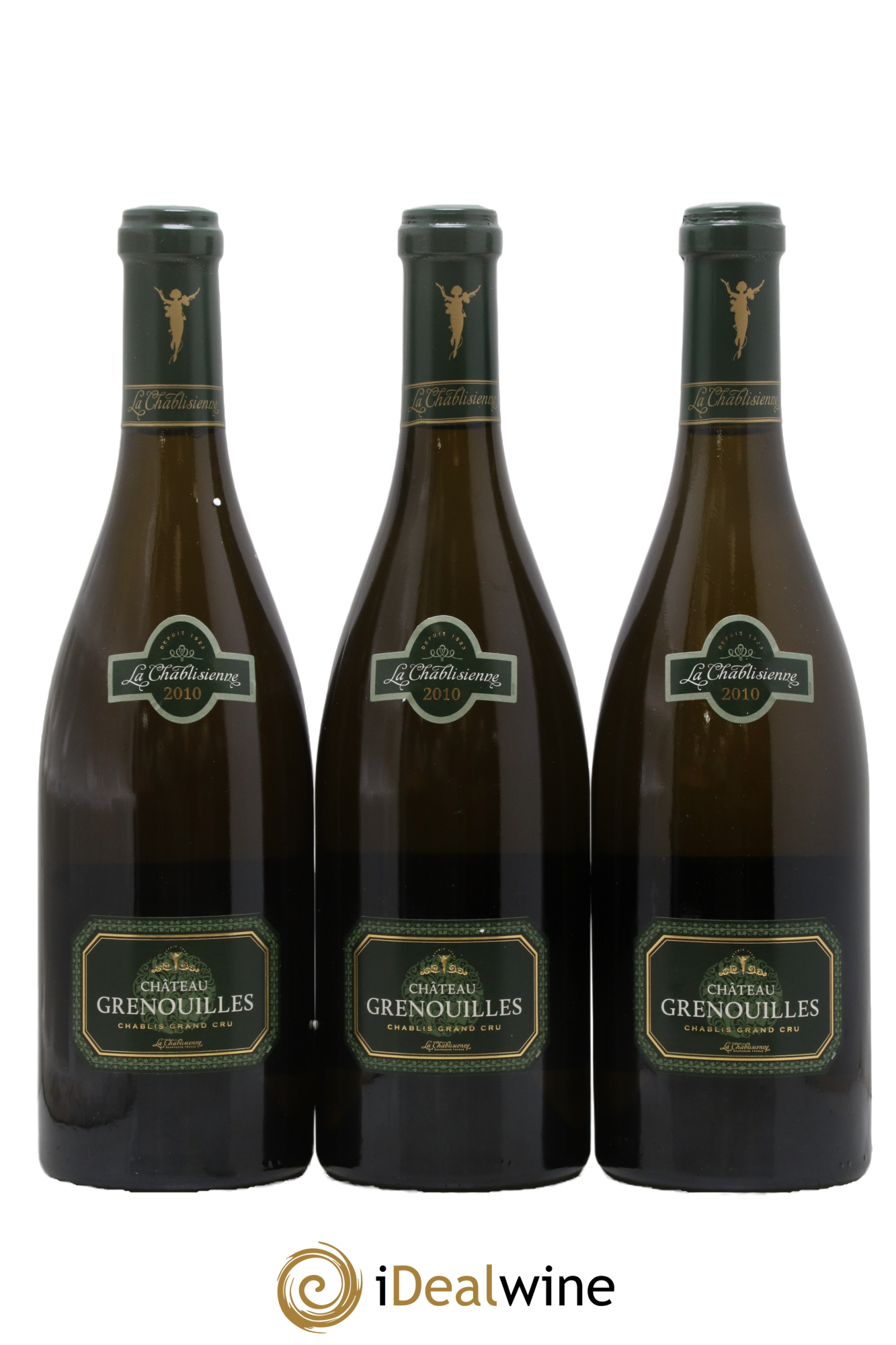 Chablis Grand Cru Grenouilles Château Grenouille - La Chablisienne 2010 - Lot de 3 bouteilles - 0