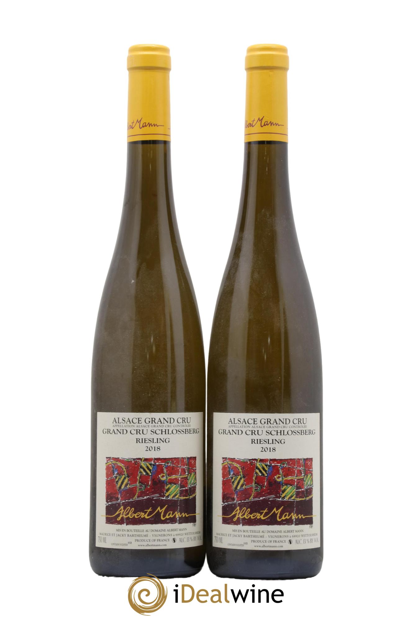 Alsace Riesling Grand Cru Schlossberg Albert Mann 2018 - Lot de 2 bouteilles - 0