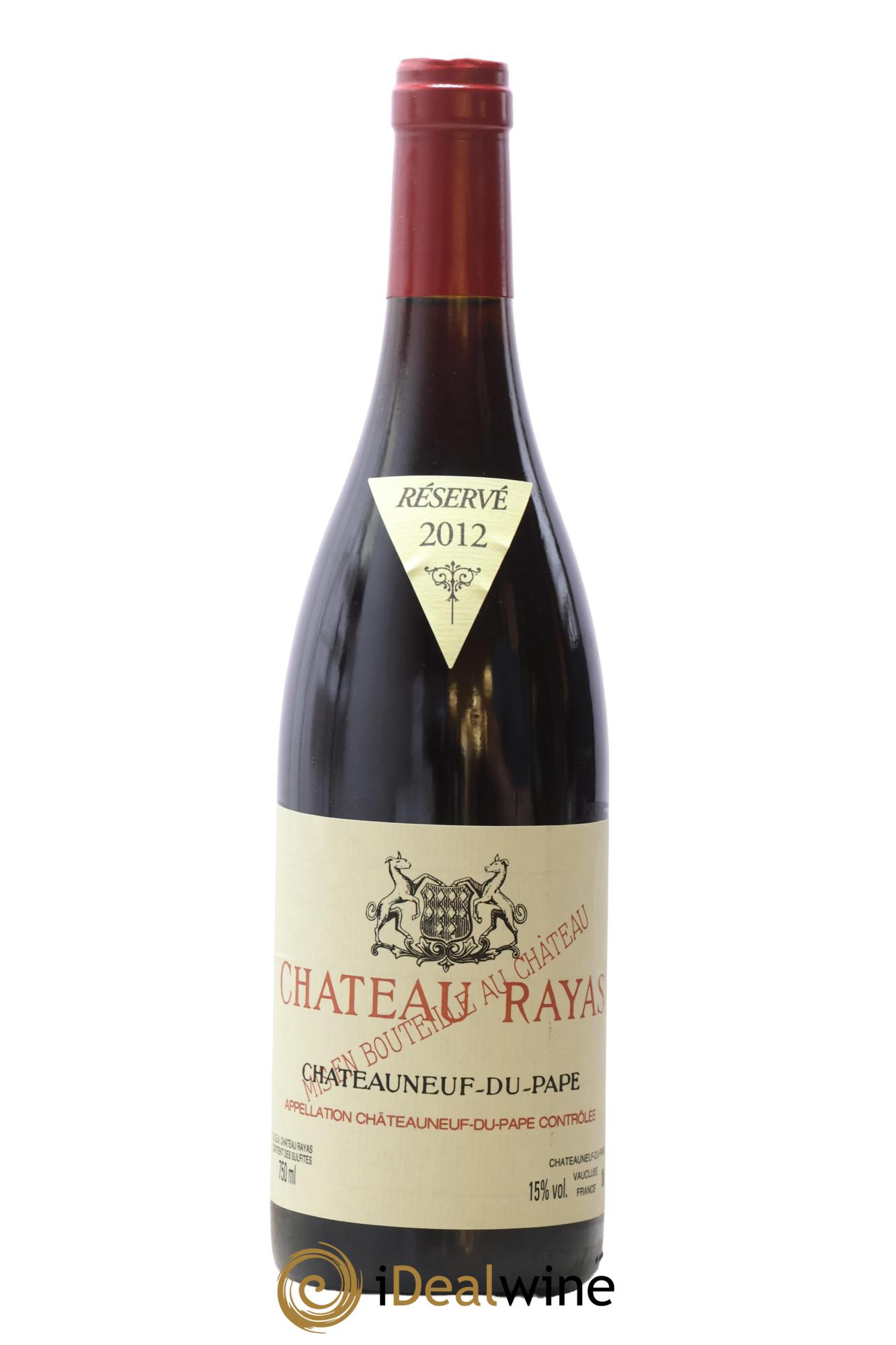 Châteauneuf-du-Pape Château Rayas Emmanuel Reynaud 2012 - Lot de 1 bouteille - 0