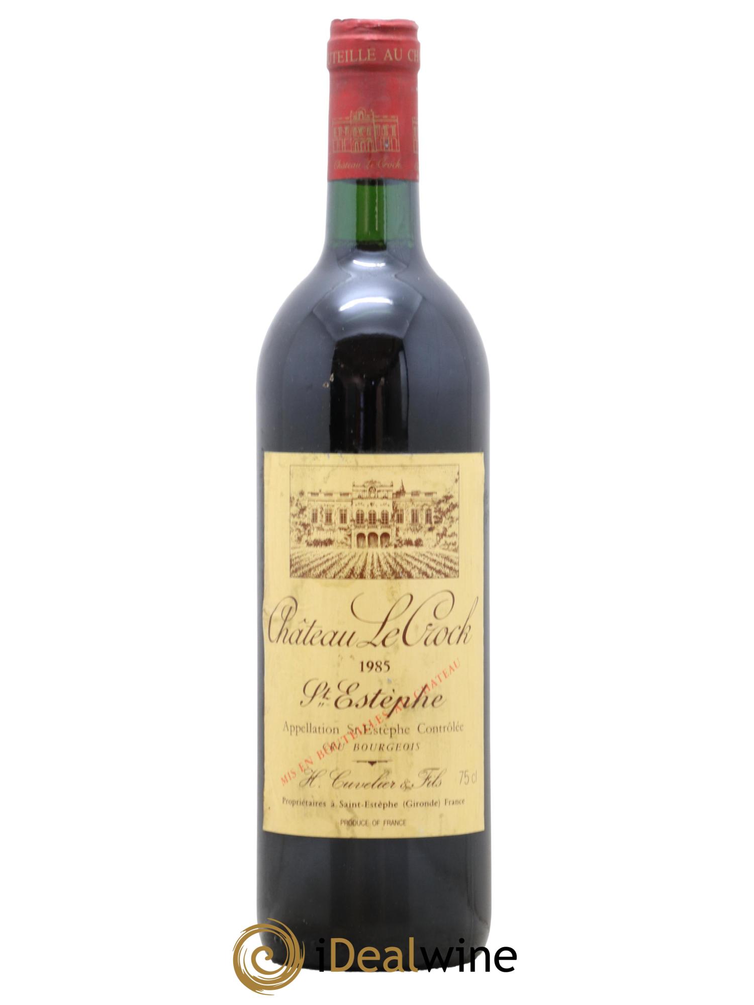 Château le Crock Cru Bourgeois 1985 - Lot de 1 bouteille - 0