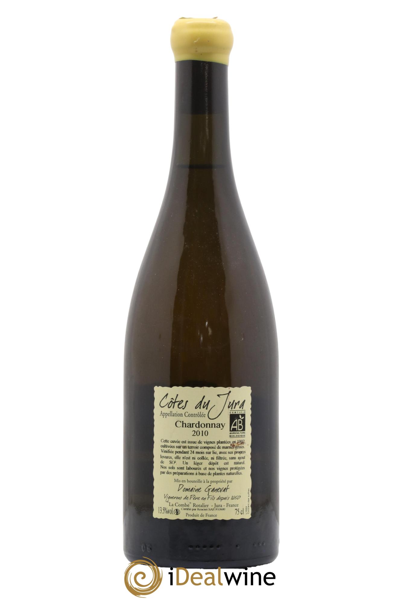 Côtes du Jura Les Chalasses Vieilles Vignes Jean-François Ganevat (Domaine) 2010 - Lot of 1 bottle - 1