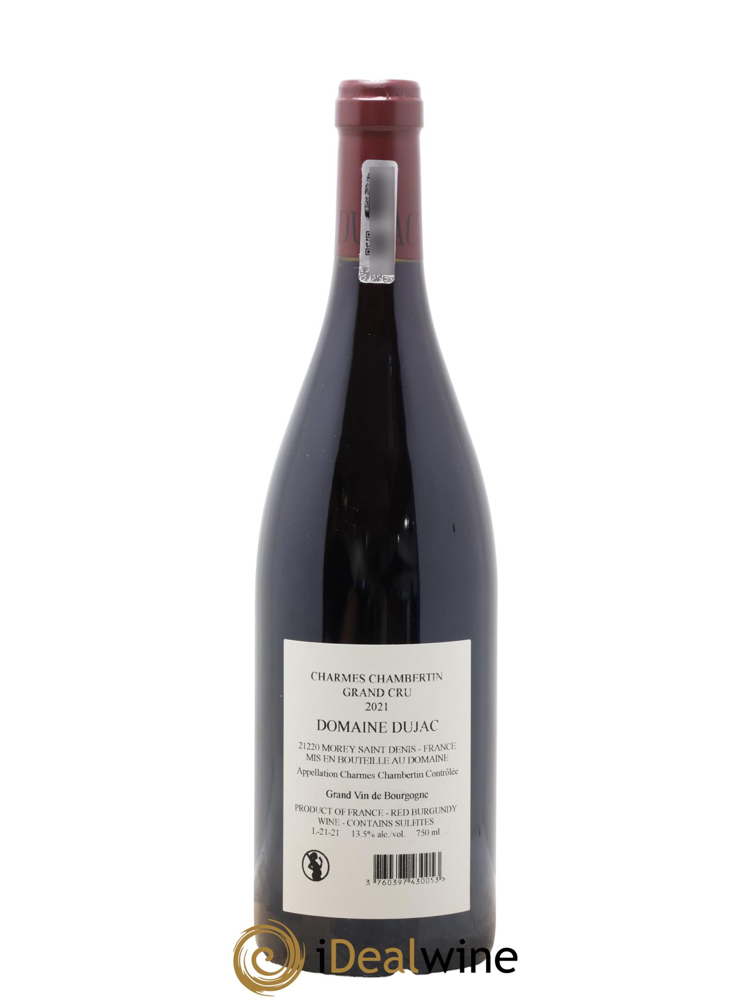 Charmes-Chambertin Grand Cru Dujac (Domaine) 2021 - Lot de 1 bouteille - 1
