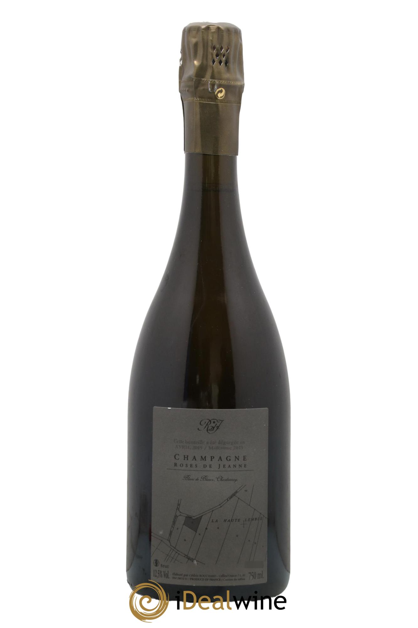 Roses de Jeanne La Haute-Lemblé Cédric Bouchard 2015 - Lot de 1 bouteille - 1