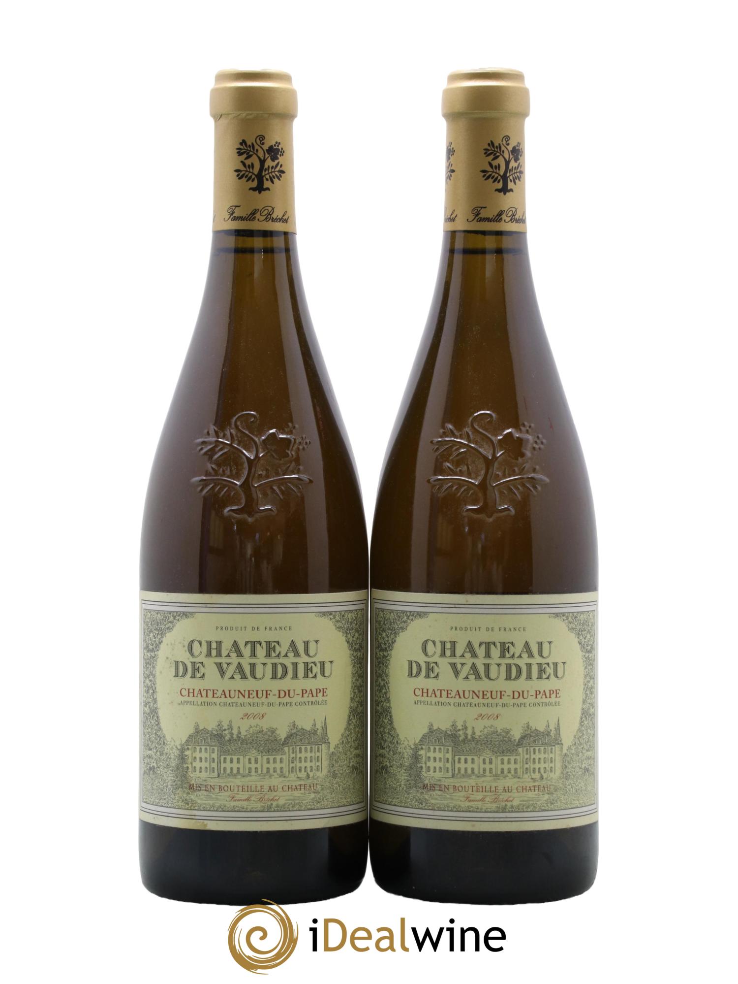 Châteauneuf-du-Pape Chateau De Vaudieu 2008 - Lot de 2 bouteilles - 0