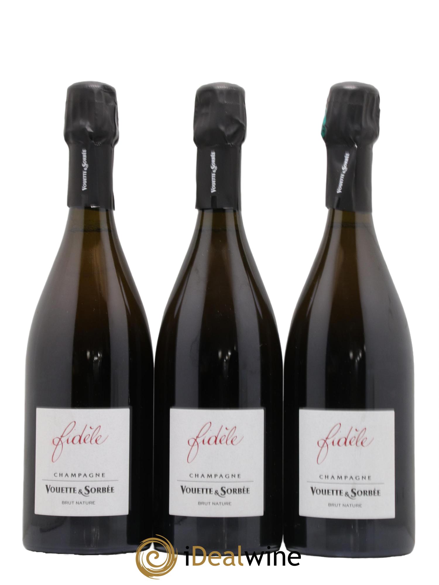 Fidèle Blanc de Noirs Vouette et Sorbée - Lot de 3 bouteilles - 0