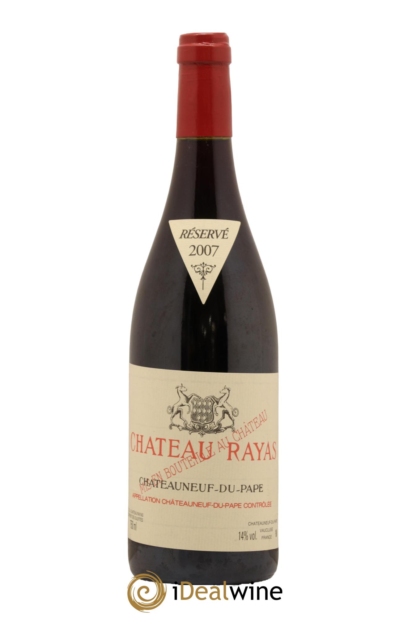Châteauneuf-du-Pape Château Rayas Emmanuel Reynaud 2007 - Lot de 1 bouteille - 0