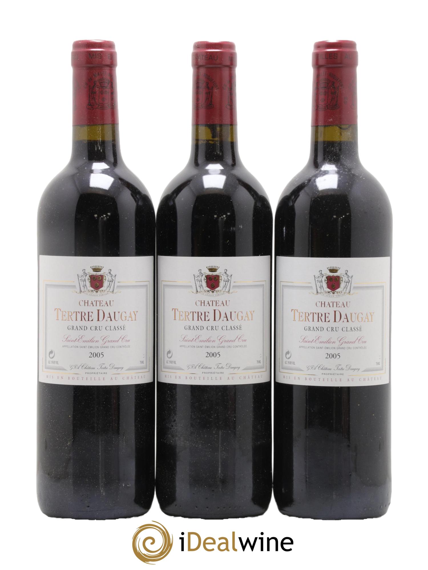 Château Tertre Daugay Grand Cru Classé 2005 - Lot de 6 bouteilles - 1