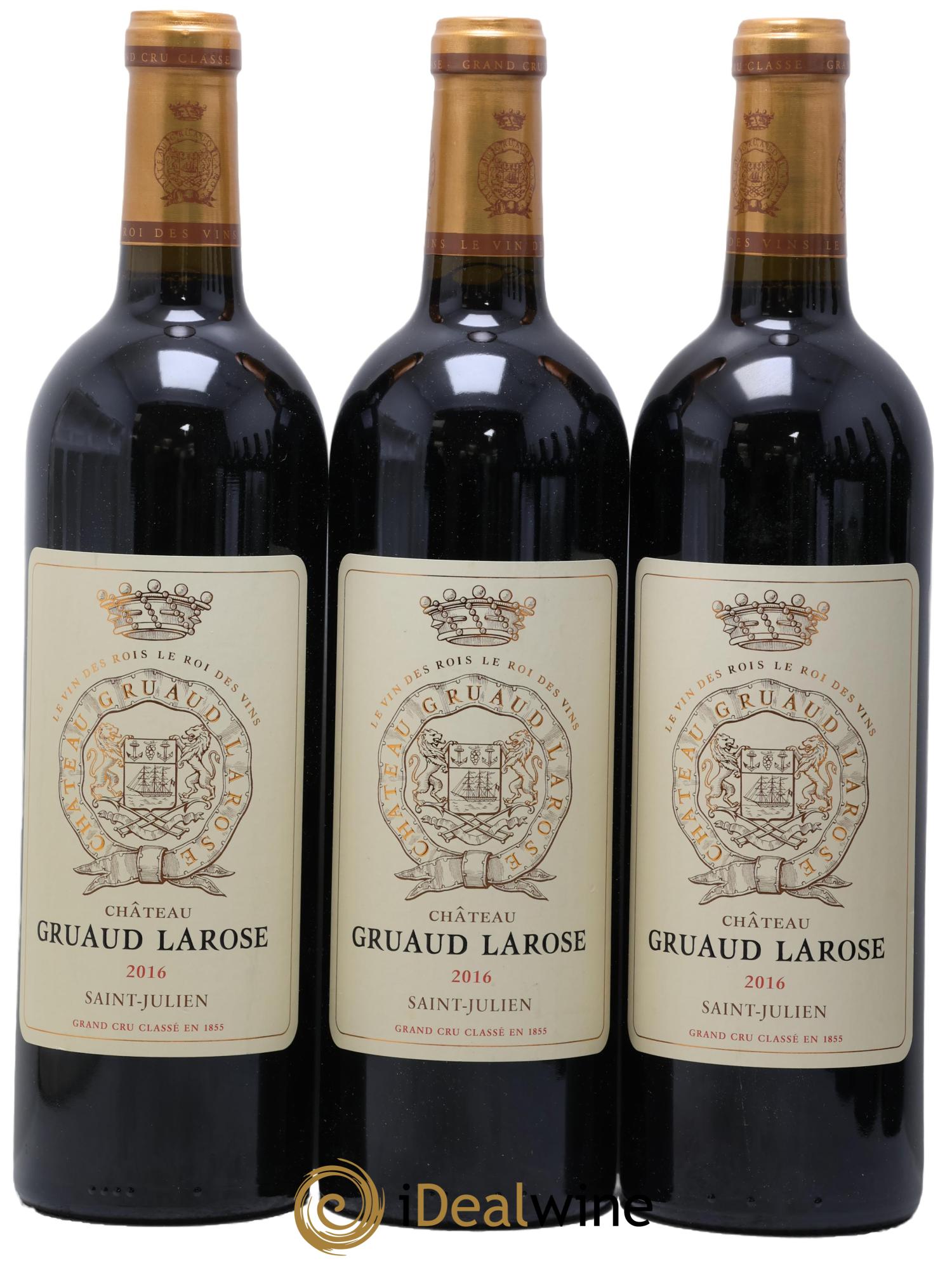 Château Gruaud Larose 2ème Grand Cru Classé 2016 - Lot de 3 bouteilles - 0