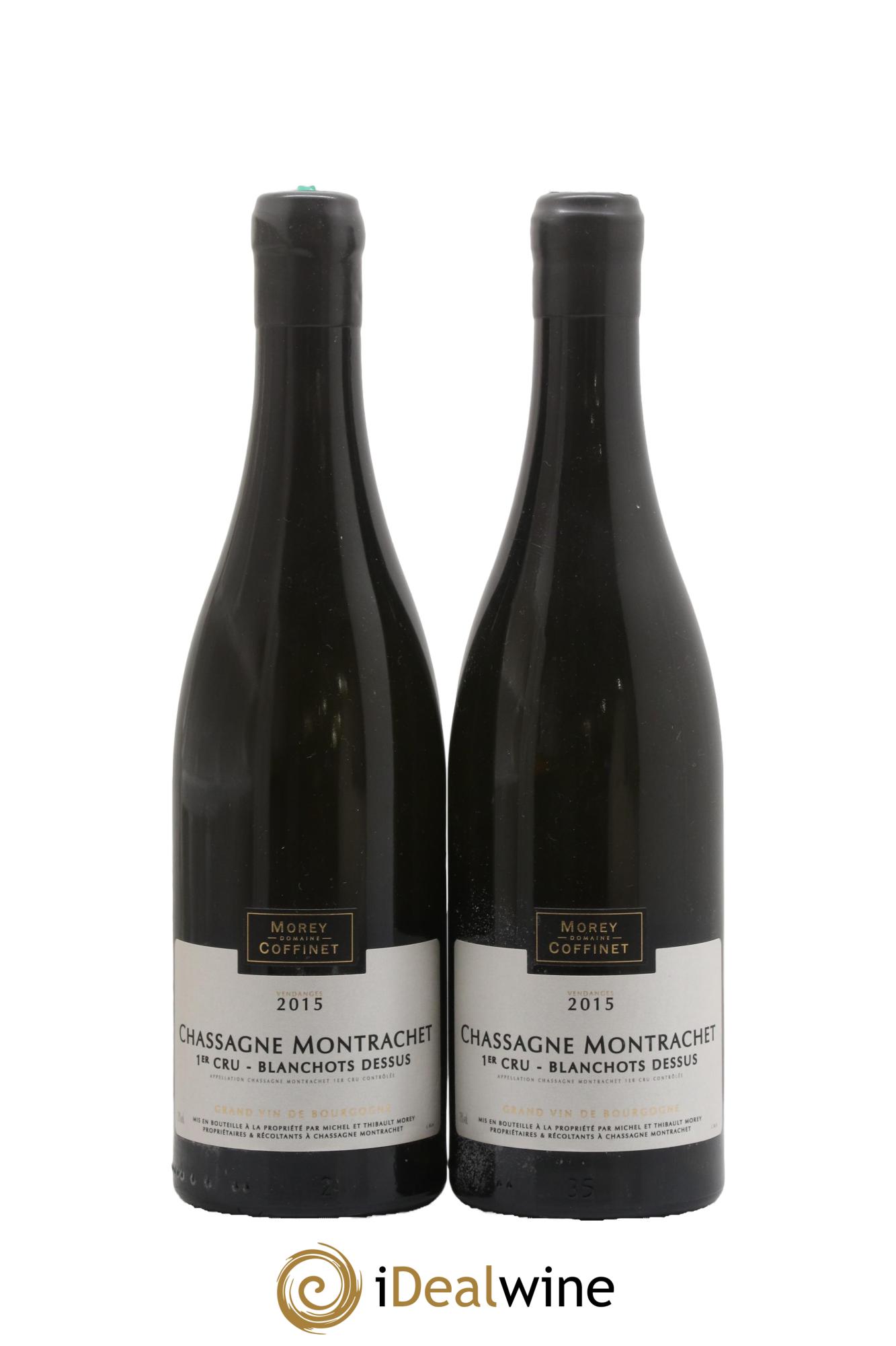 Chassagne-Montrachet 1er Cru Blanchot Dessus Morey-Coffinet (Domaine) 2015 - Lot de 2 bouteilles - 0