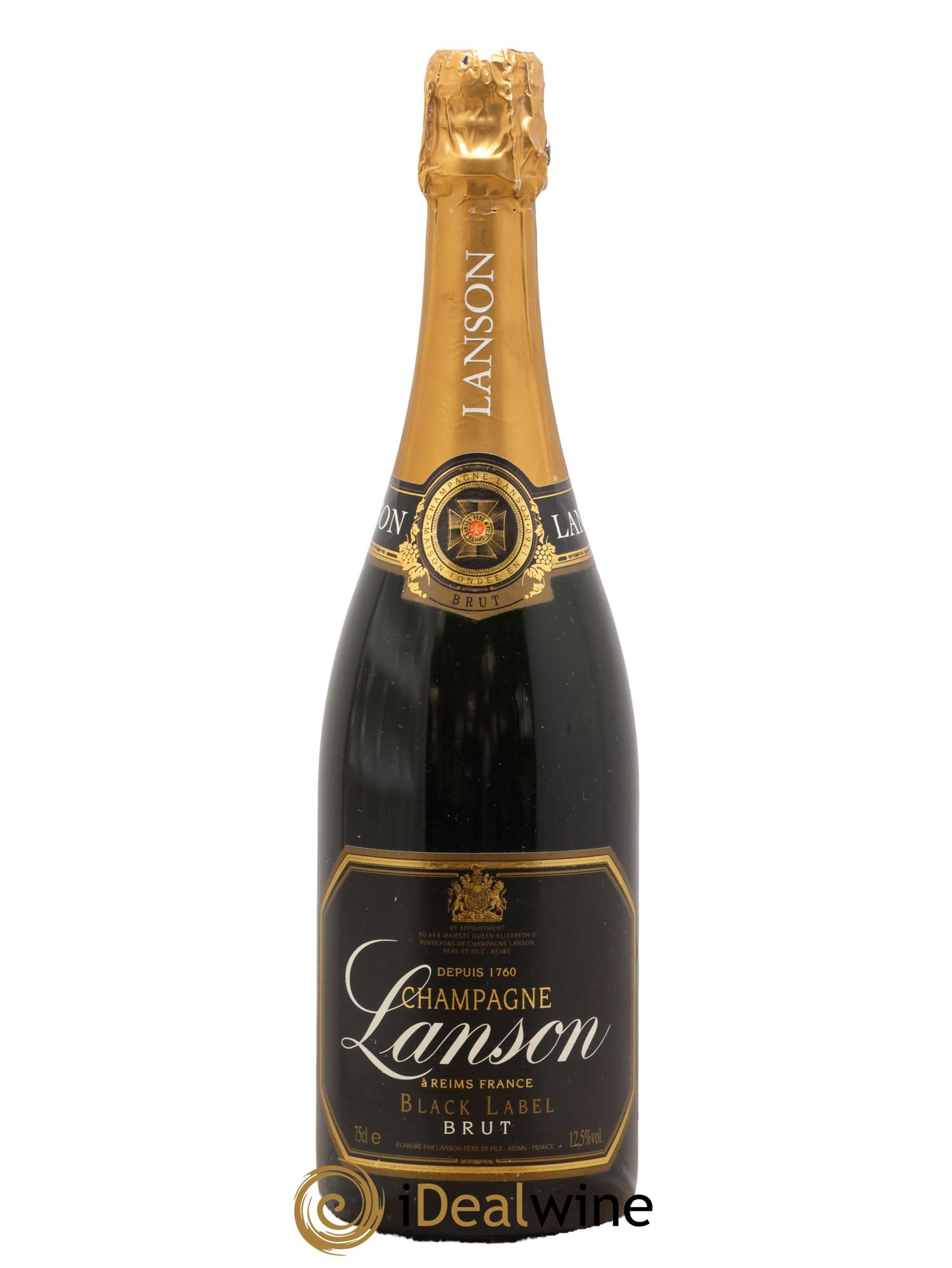 Champagne Black Label Brut Lanson - Lot de 1 bouteille - 0