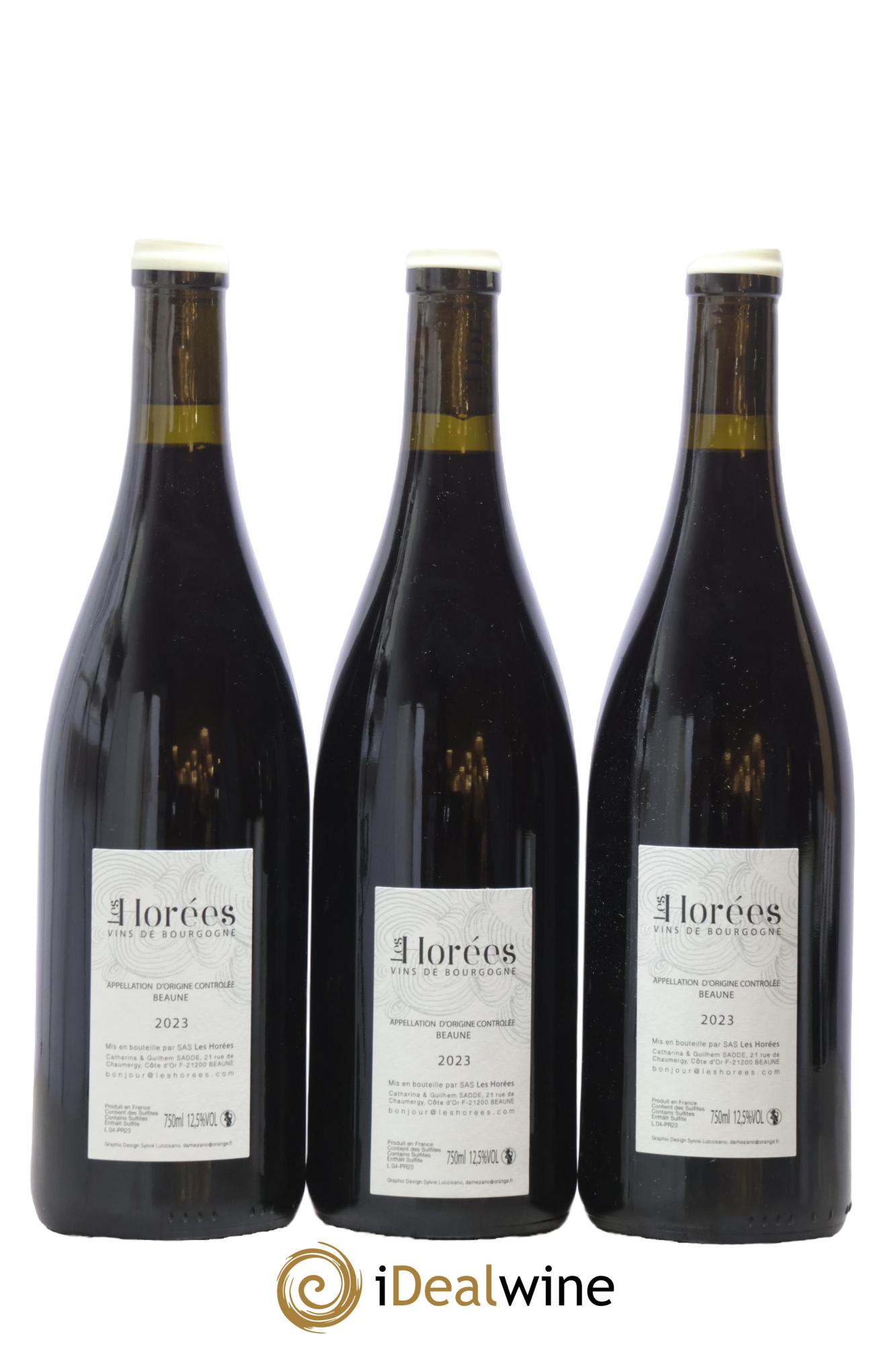 Beaune Les Prévolles Les Horées 2023 - Lotto di 3 bottiglie - 1