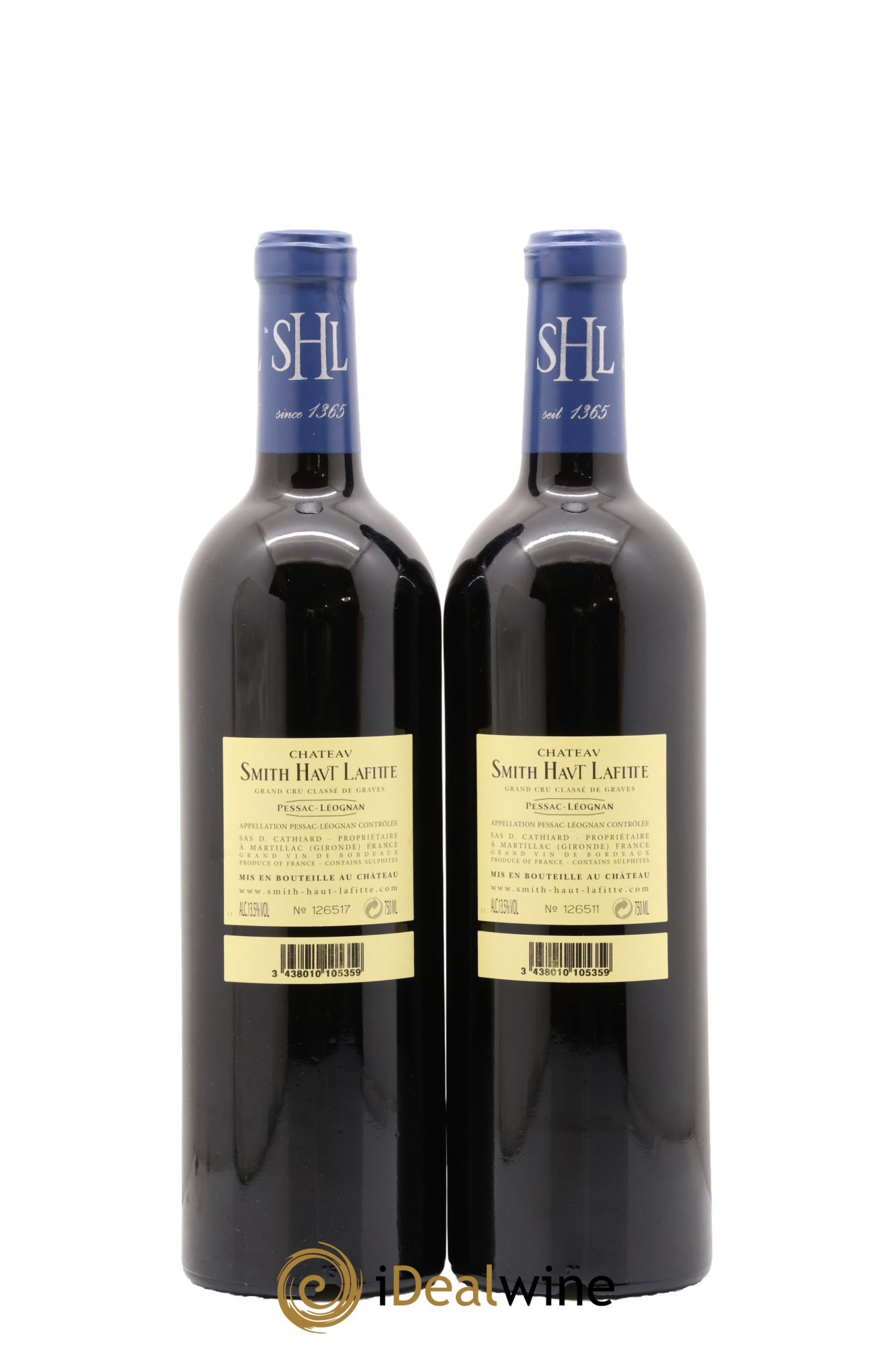 Château Smith Haut Lafitte Cru Classé de Graves 2005 - Lot de 2 bouteilles - 1