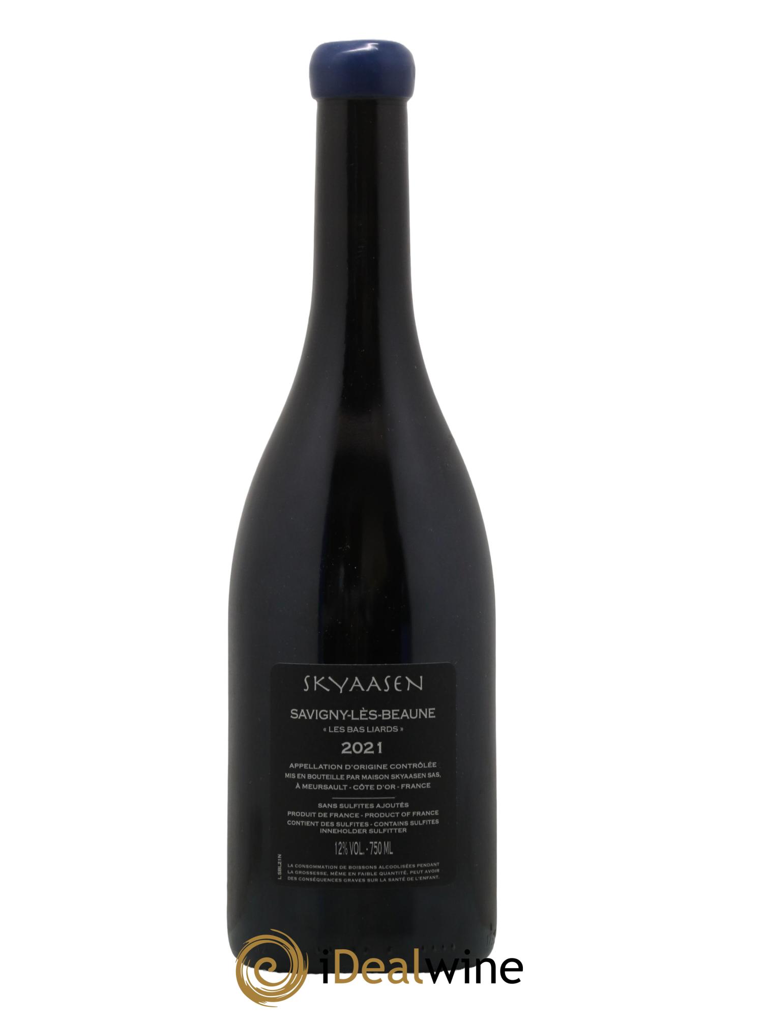 Savigny-lès-Beaune Les Bas Liards Maison Skyaasen 2021 - Lot de 1 bouteille - 1