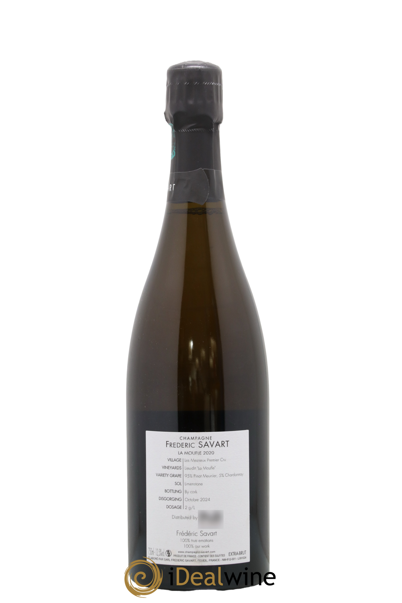 Extra Brut La Moufle Frédéric Savart 2020 - Lot of 1 bottle - 1