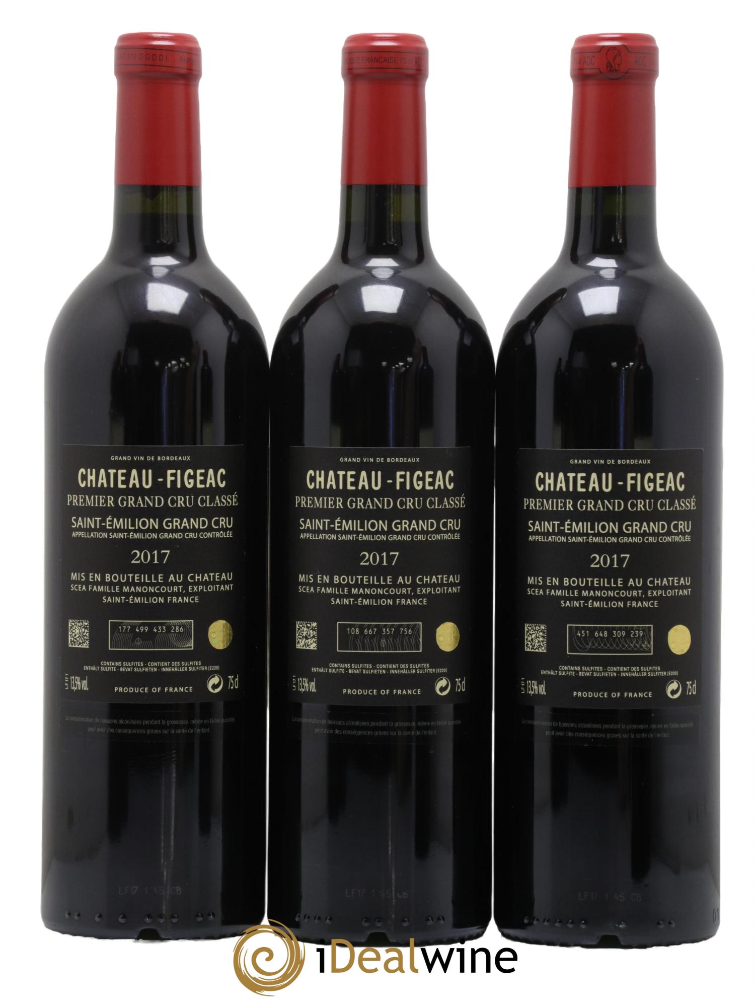 Château Figeac 1er Grand Cru Classé A 2017 - Lot de 6 bouteilles - 4