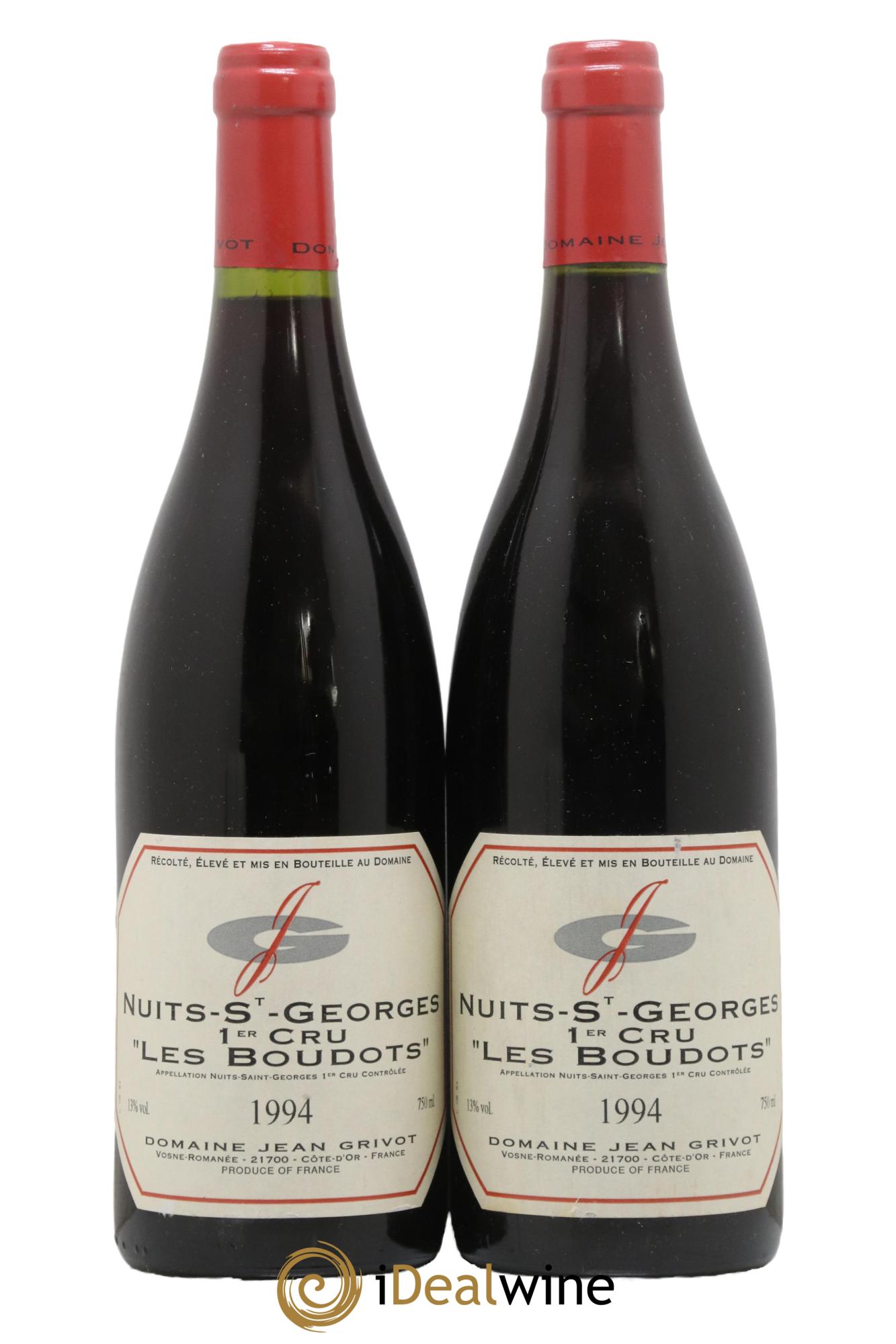 Nuits-Saint-Georges 1er Cru Aux Boudots Jean Grivot 1994 - Lot de 2 bouteilles - 0