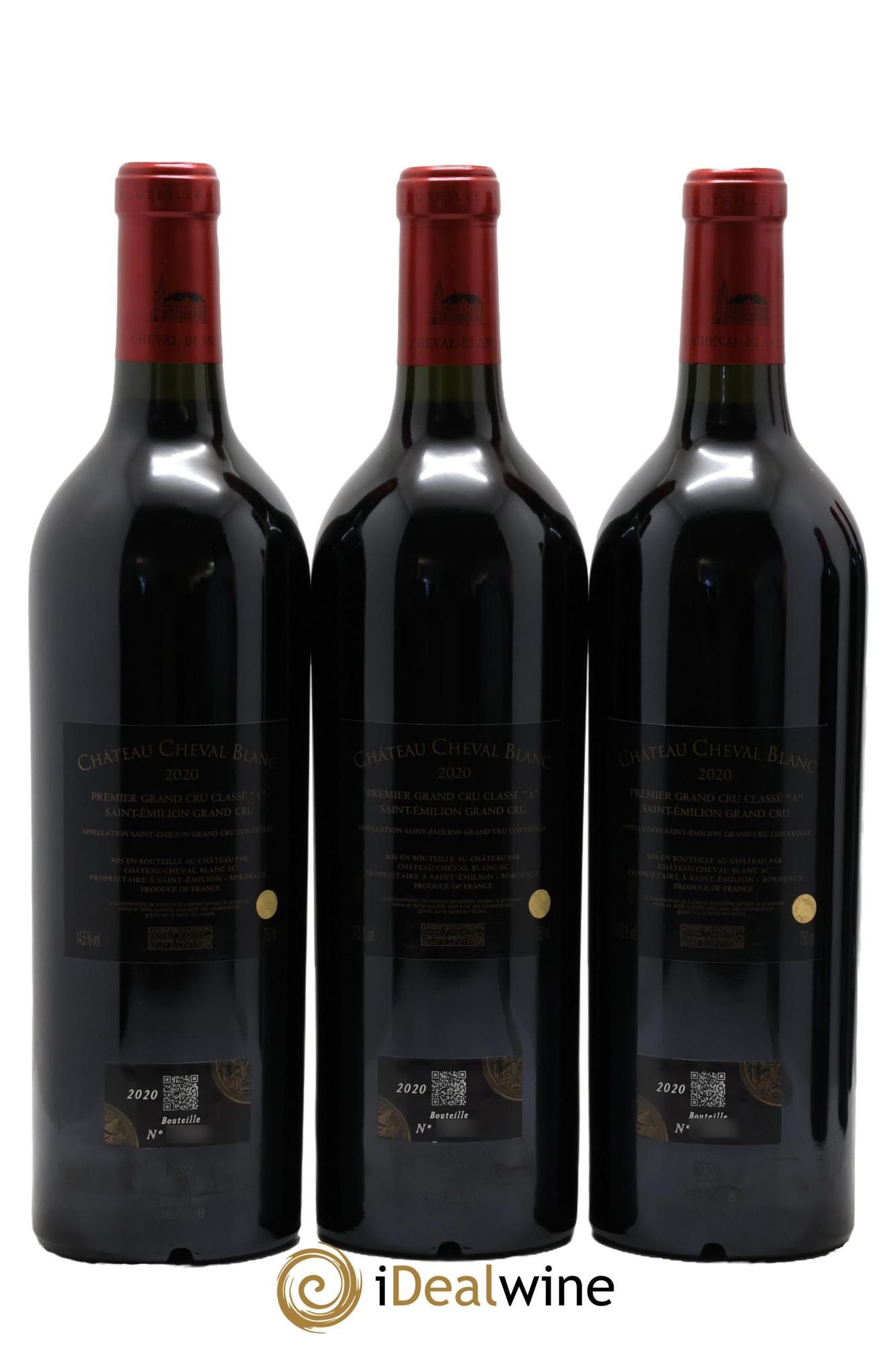 Château Cheval Blanc 1er Grand Cru Classé A 2020 - Lot de 6 bouteilles - 4