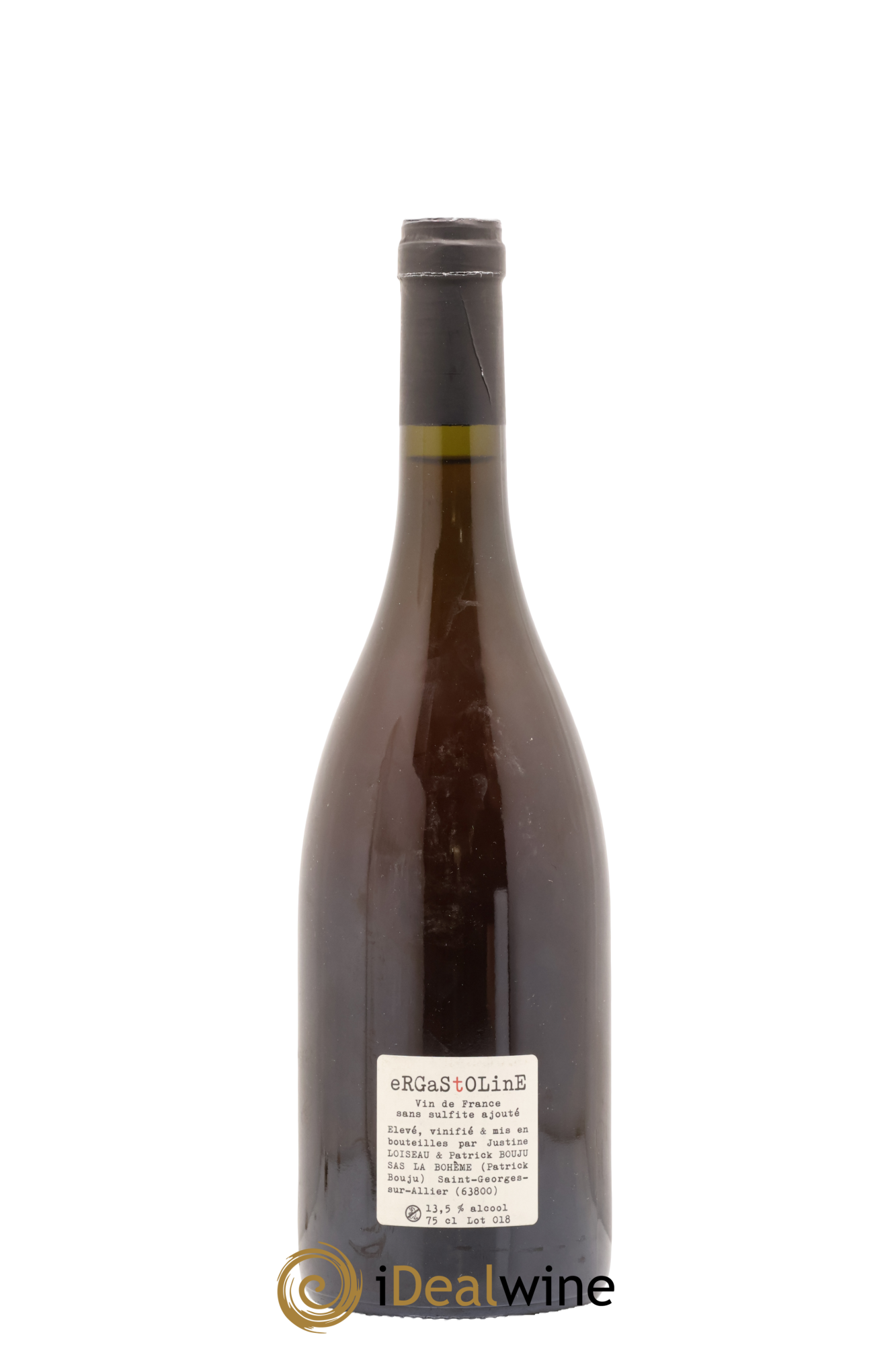 Vin de France Ergastoline Patrick Bouju - La Bohème 2018 - Posten von 1 Flasche - 1