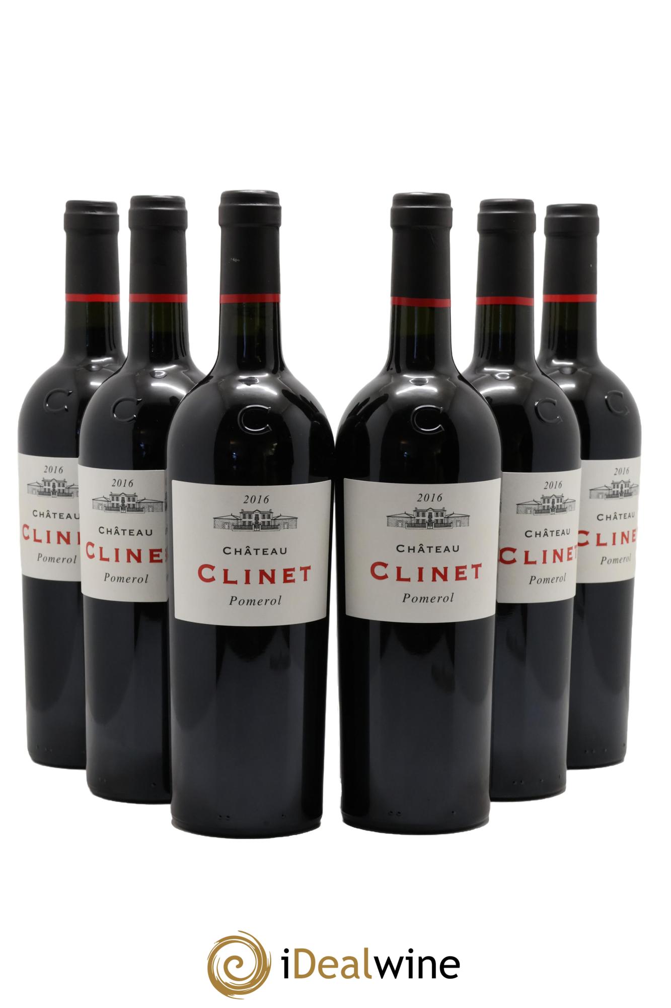 Château Clinet 2016 - Lotto di 6 bottiglie - 0