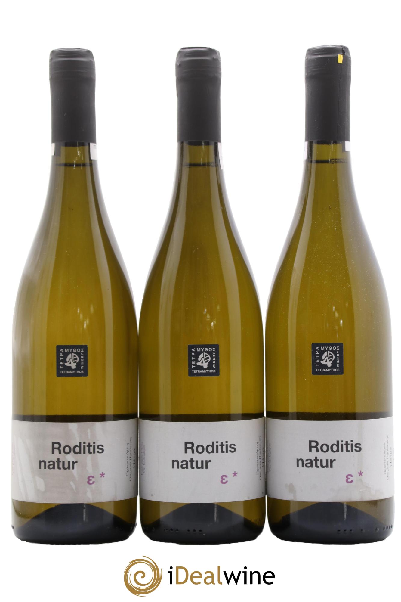 Patras Tetramythos Roditis Nature 2022 - Posten von 3 Flaschen - 0