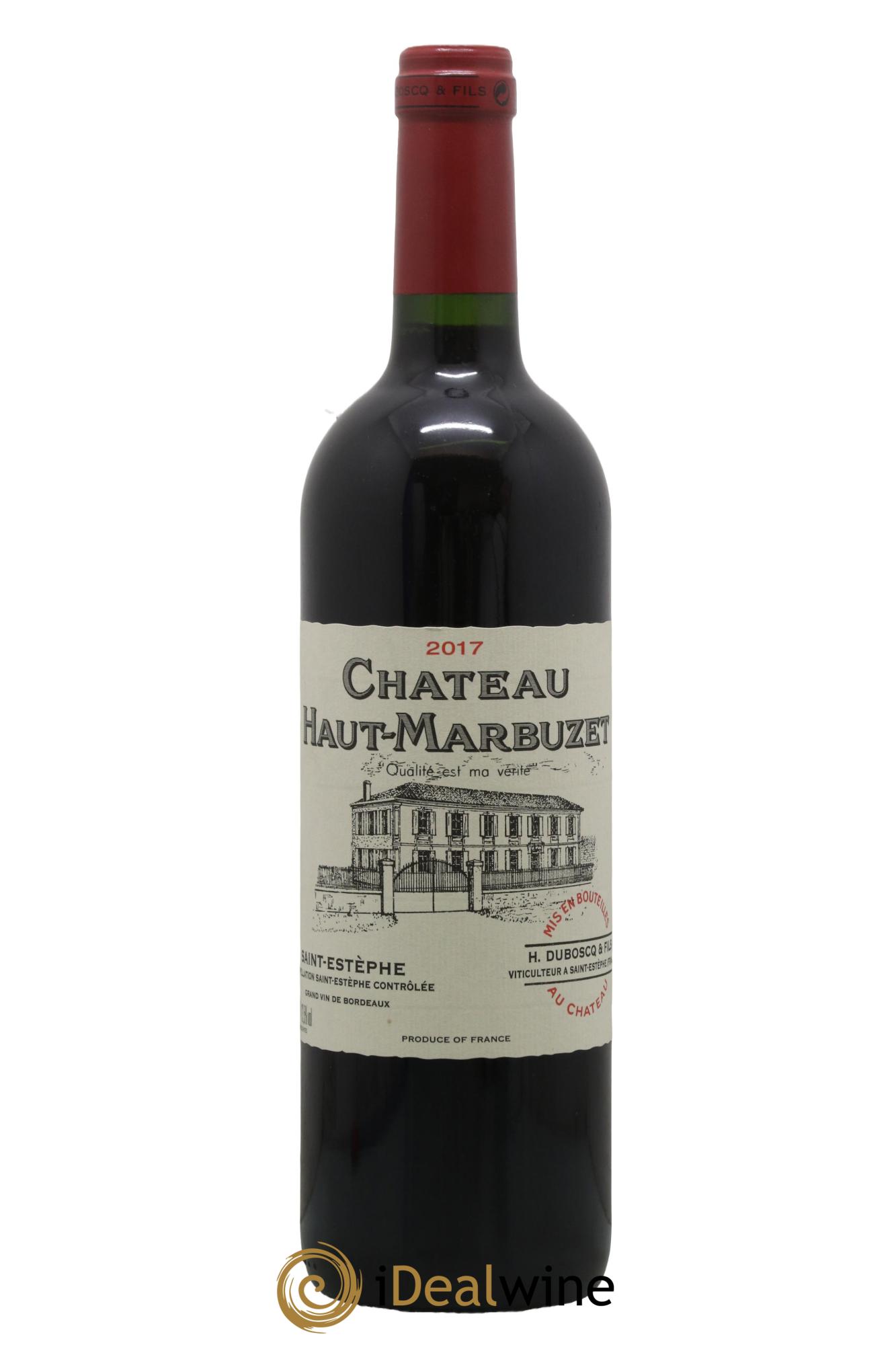 Château Haut Marbuzet 2017 - Lot de 1 bouteille - 0