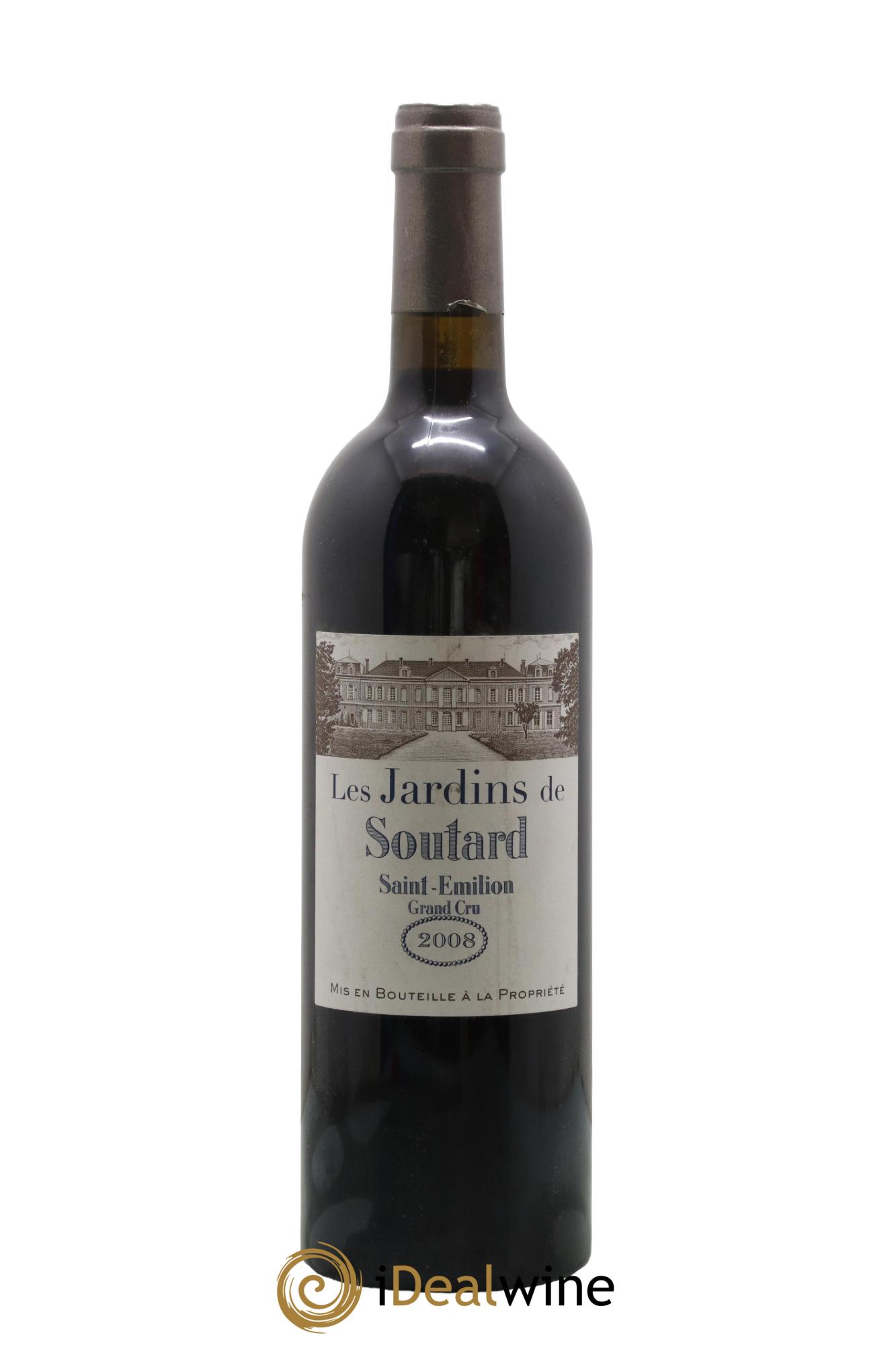 Saint-Émilion Grand Cru Les Jardins de Soutard 2008 - Lot de 1 bouteille - 0