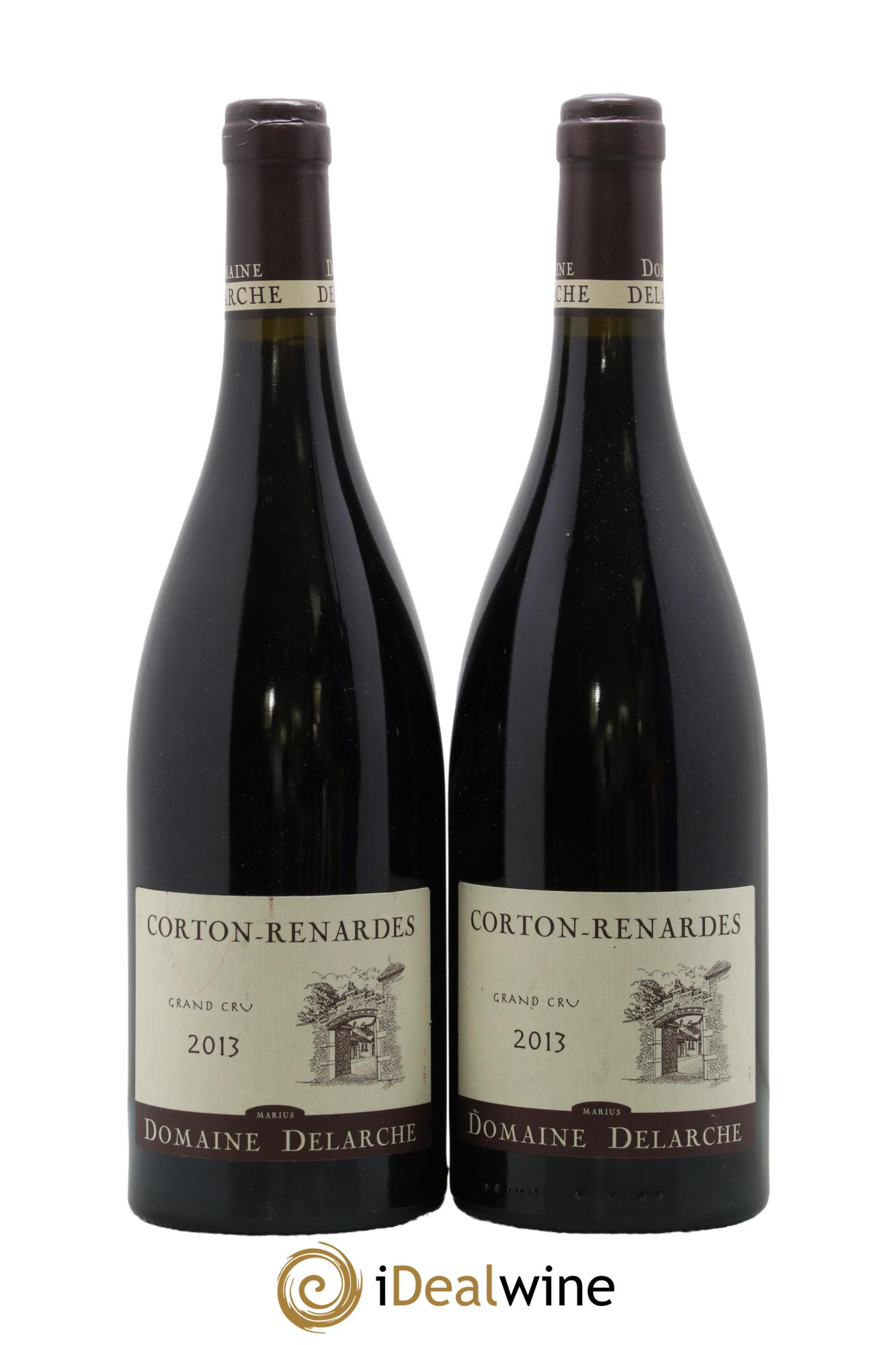 Corton Grand Cru Renardes Marius Delarche 2013 - Lot of 2 bottles - 0