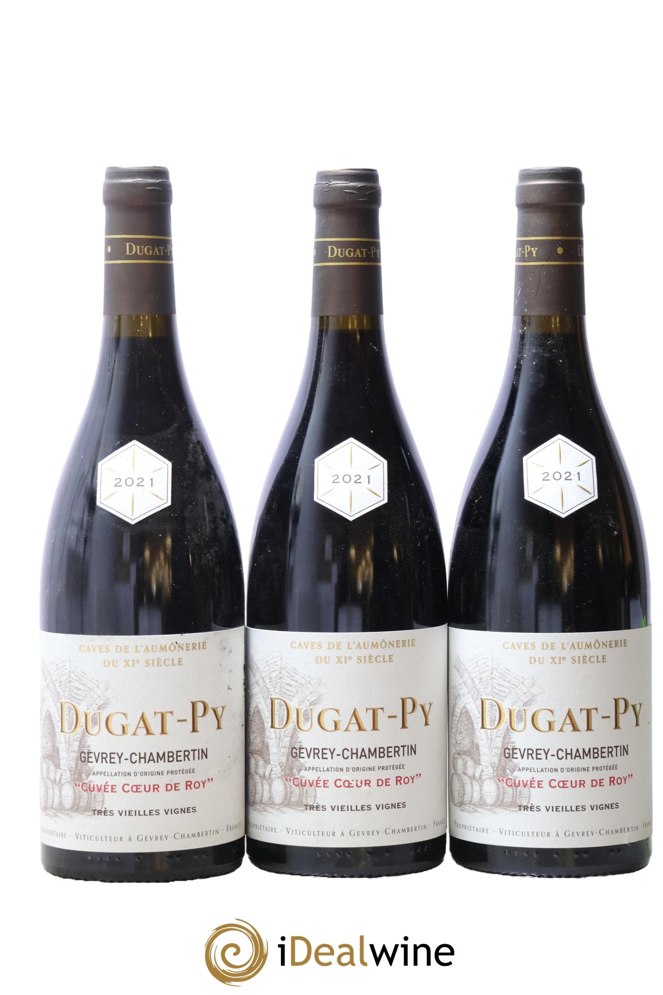Gevrey-Chambertin Coeur de Roy Très Vieilles Vignes Dugat-Py 2021 - Lot de 3 bouteilles - 0