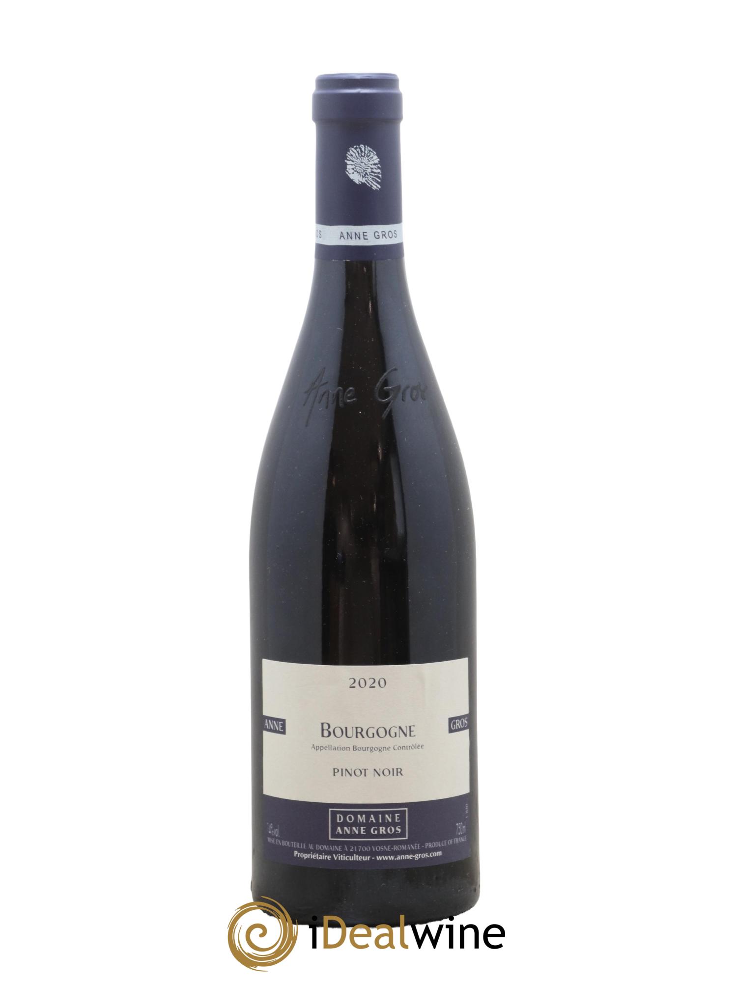 Bourgogne Pinot Noir Anne Gros 2020 - Lot de 1 bouteille - 0