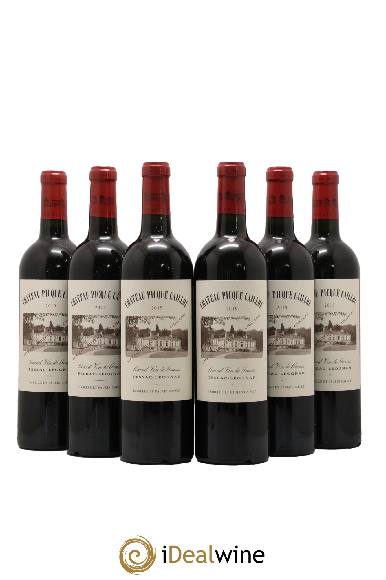 Château Picque Caillou 2019 - Lot of 6 bottles - 0