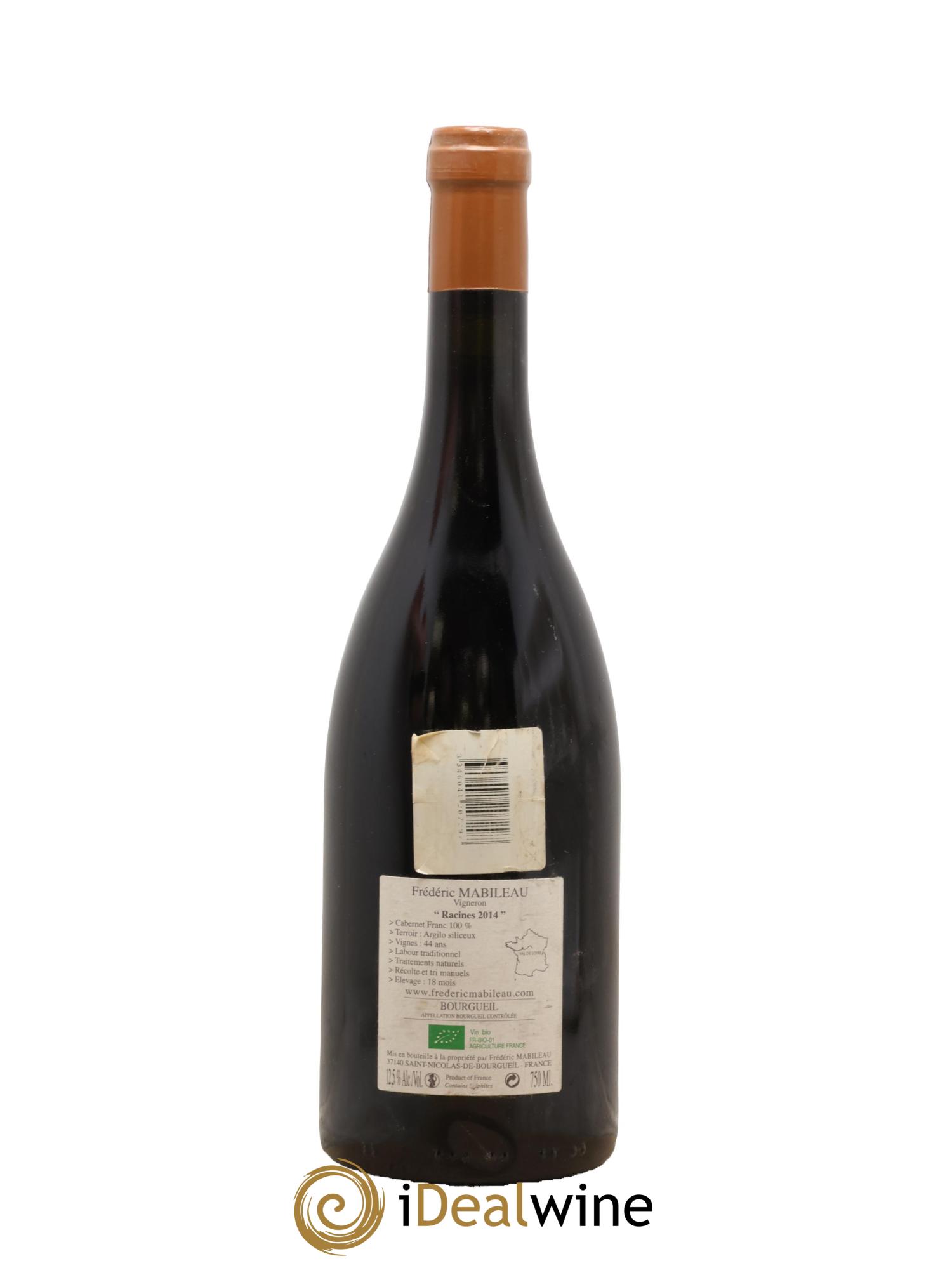 Saint-Nicolas de Bourgueil Racines Frederic Mabileau 2014 - Posten von 1 Flasche - 1
