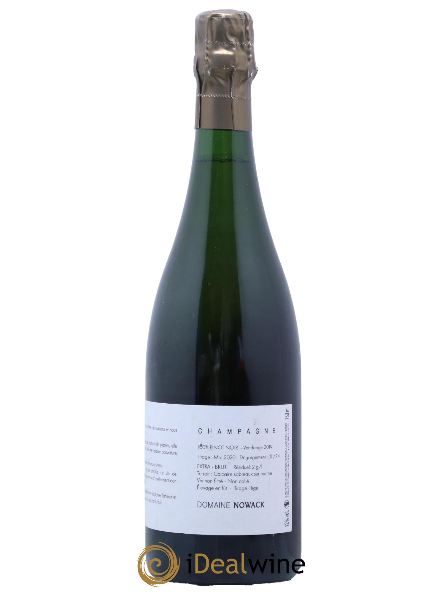 Champagne Bauchets Maison Nowack 2019 - Lot de 1 bouteille - 1
