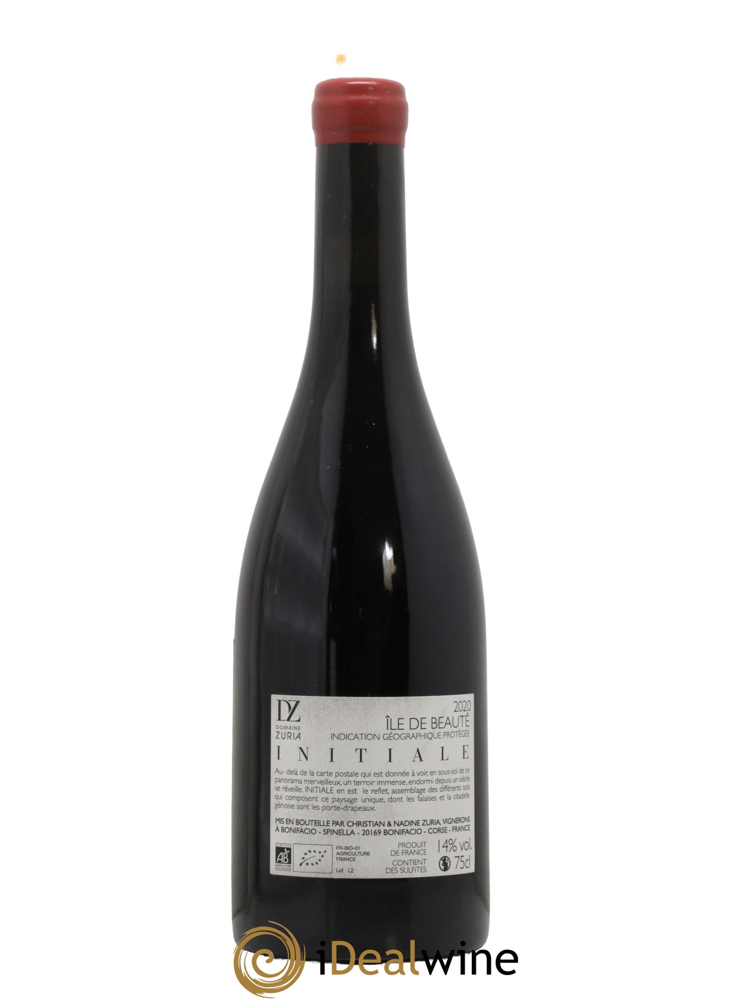 Ile de Beauté Initiale Zuria 2020 - Lot de 1 bouteille - 1