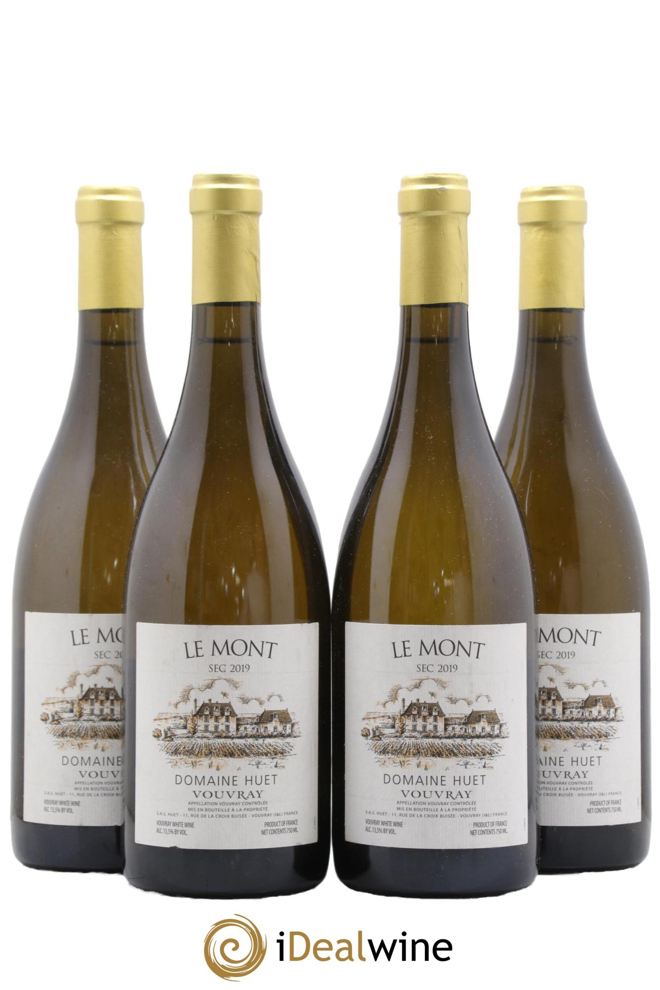 Vouvray Le Mont Sec Domaine Huet 2019 - Lot of 4 bottles - 0