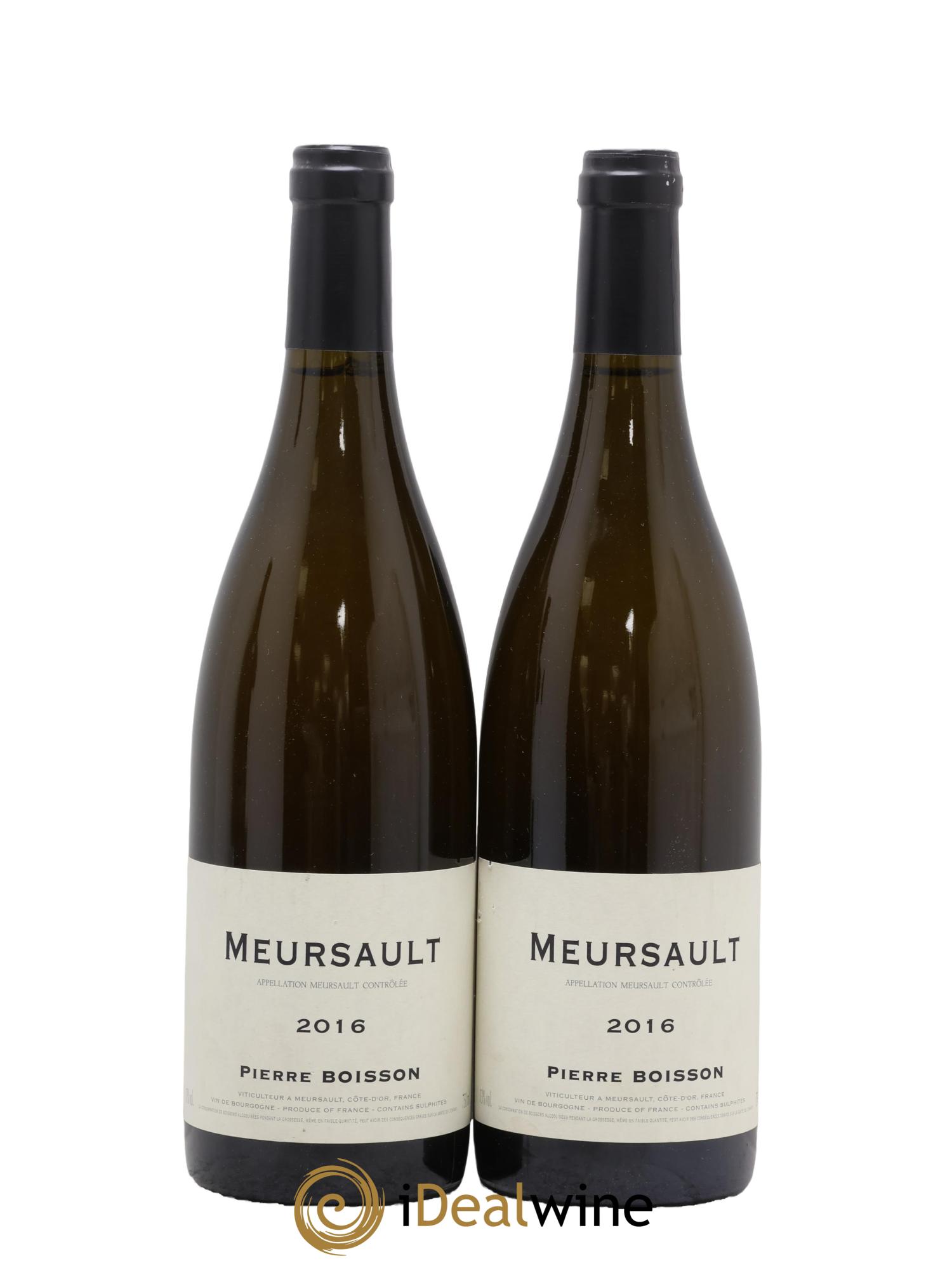 Meursault Pierre Boisson (Domaine) 2016 - Lot de 2 bouteilles - 0