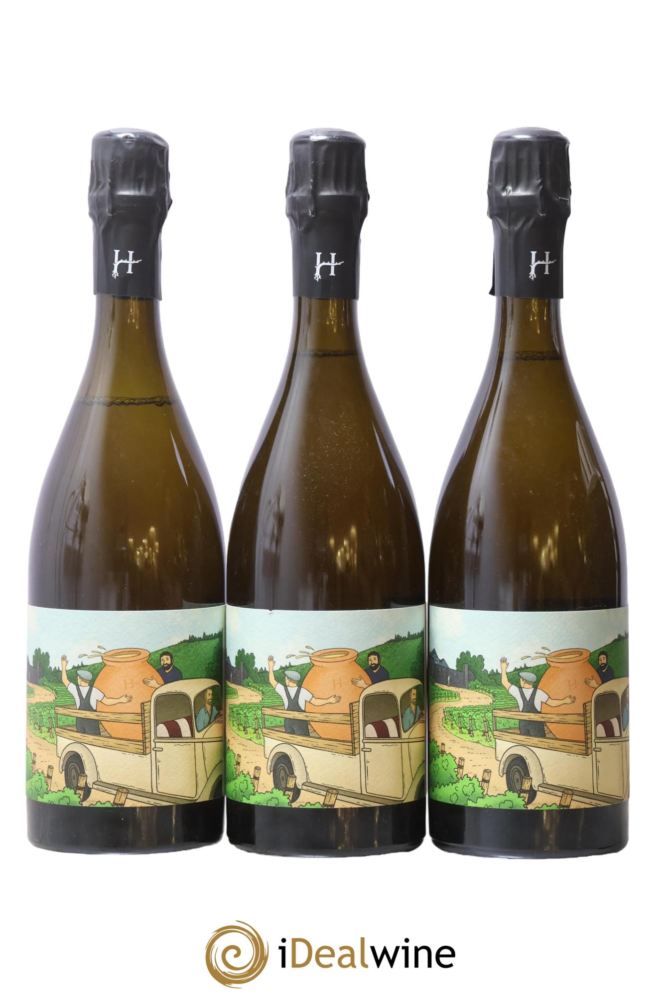 Auguste II Romain Henin - Lot de 3 bouteilles - 0