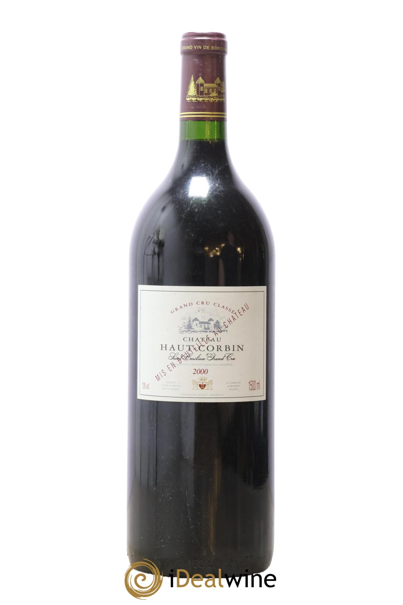 Château Haut Corbin Grand Cru 2000 - Lot of 1 magnum - 0