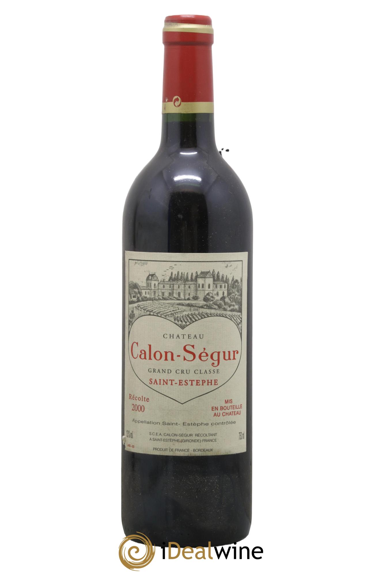 Château Calon Ségur 3ème Grand Cru Classé 2000 - Lotto di 1 bottiglia - 0