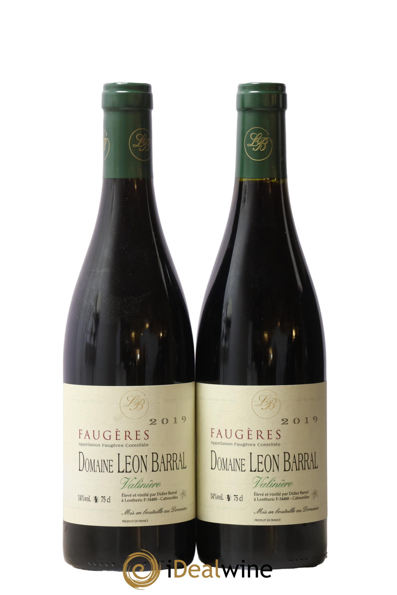 Faugères Valinière Domaine Léon Barral 2019 - Lot de 2 bouteilles - 0