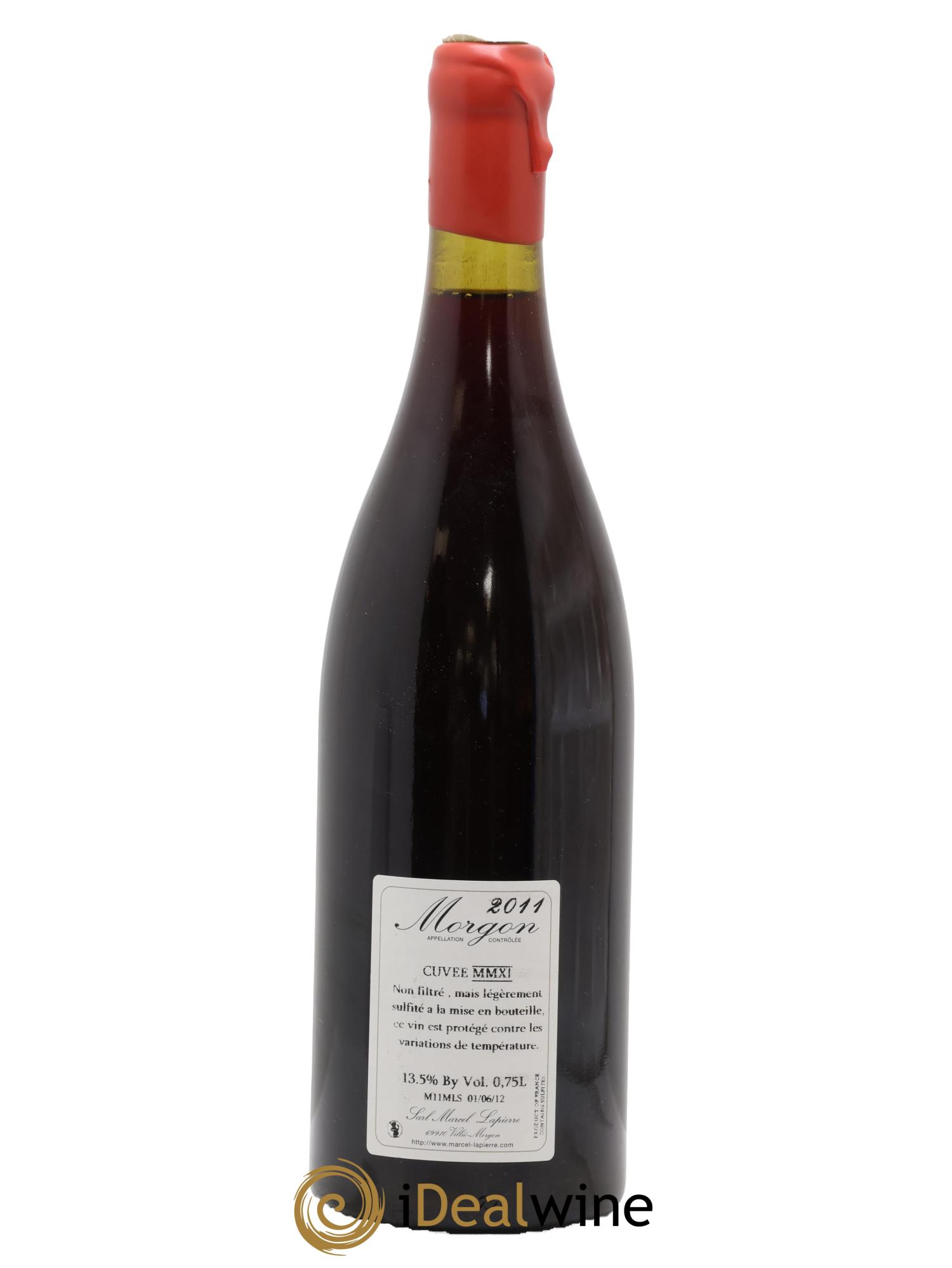 Morgon Cuvée Marcel Lapierre Marcel Lapierre (Domaine) 2011 - Posten von 1 Flasche - 1