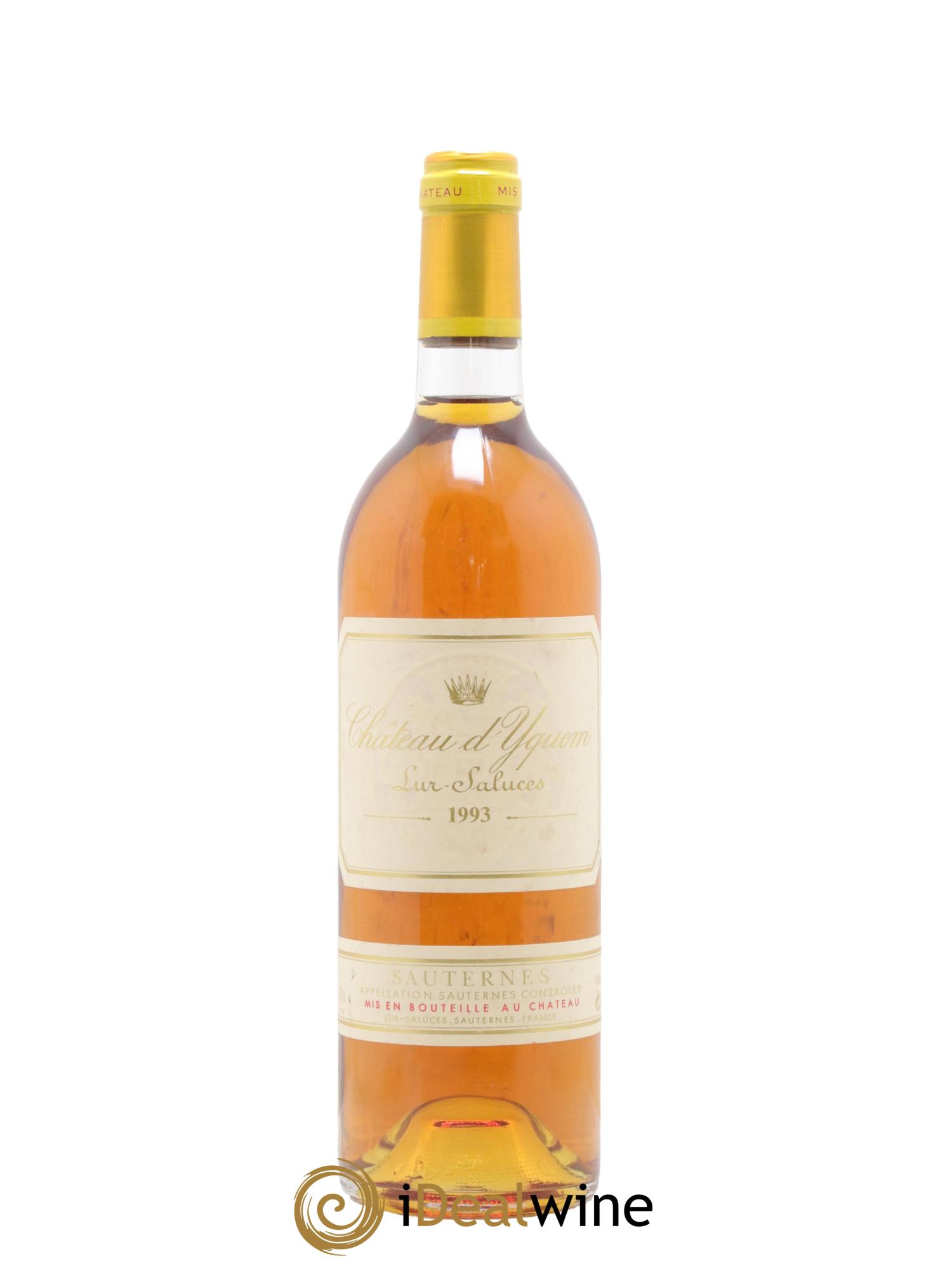 Château d' Yquem 1er Cru Classé Supérieur 1993 - Lot de 1 bouteille - 0
