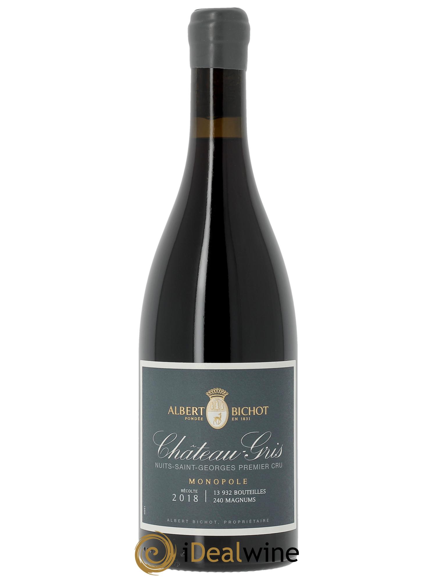 Nuits-Saint-Georges 1er Cru Château Gris - Albert Bichot  2018 - Lotto di 1 bottiglia - 0