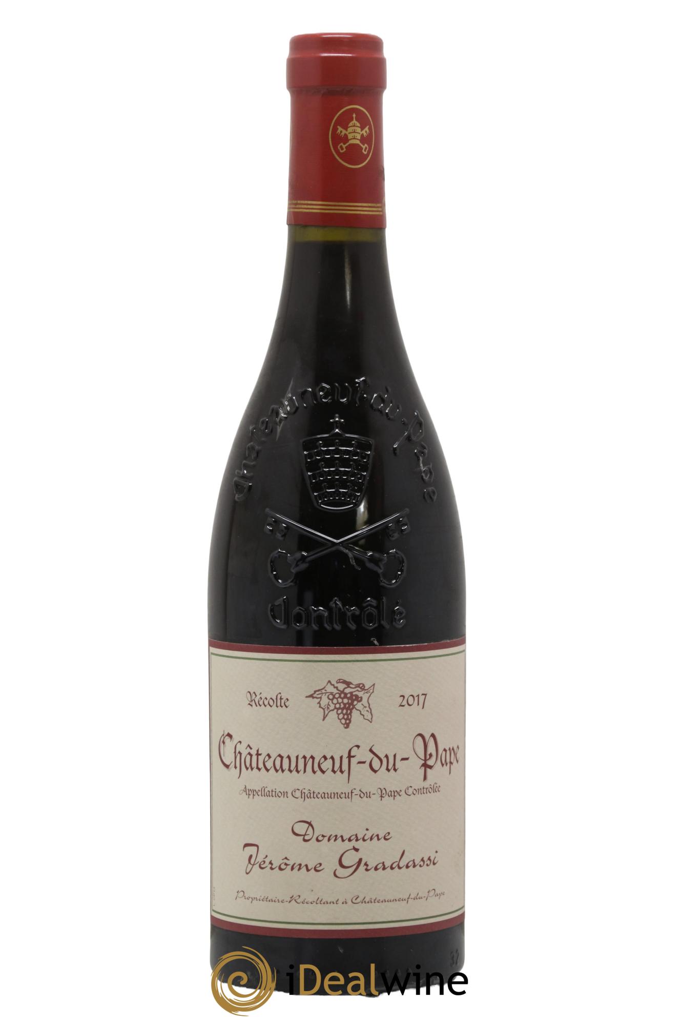 Châteauneuf-du-Pape Jérôme Gradassi 2017 - Lotto di 1 bottiglia - 0