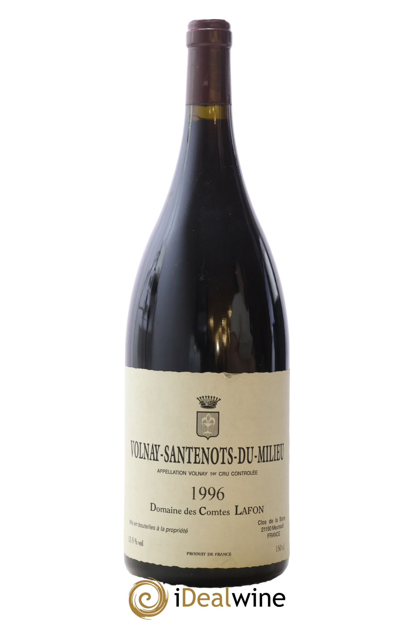 Volnay 1er Cru Santenots du Milieu Comtes Lafon (Domaine des) 1996 - Lot de 1 magnum - 0