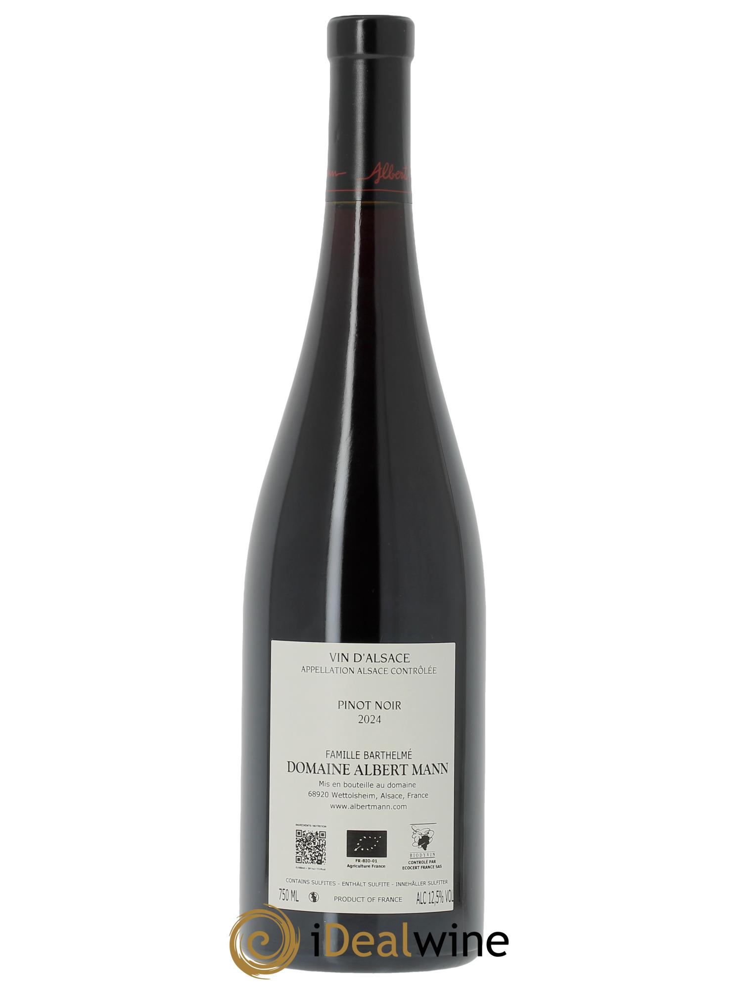 Alsace Pinot Noir Albert Mann  2024 - Lot de 1 bouteille - 1