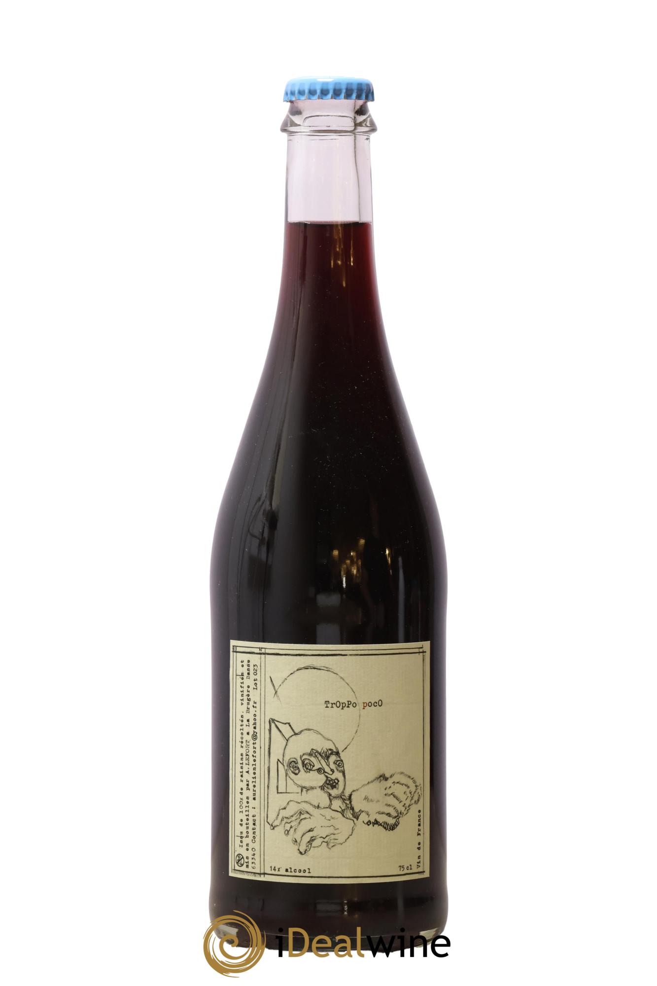 Vin de France Troppo Poco Aurélien Lefort 2023 - Lot de 1 bouteille - 0